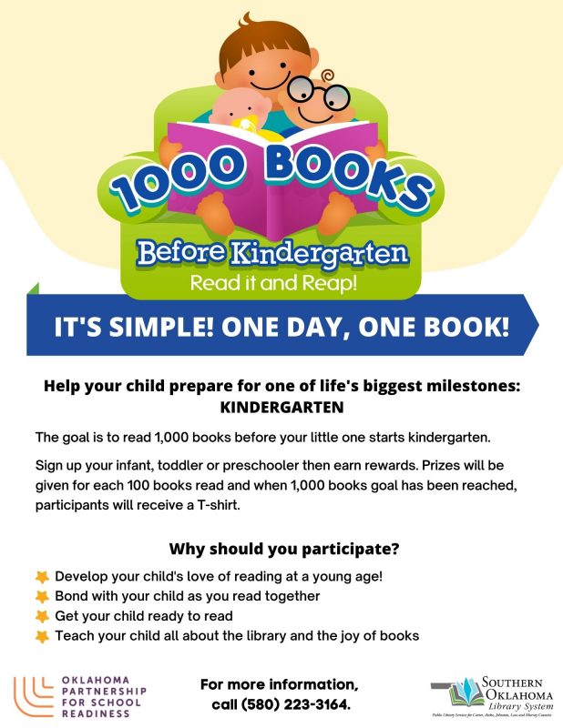 1000 Books Before Kindergarten