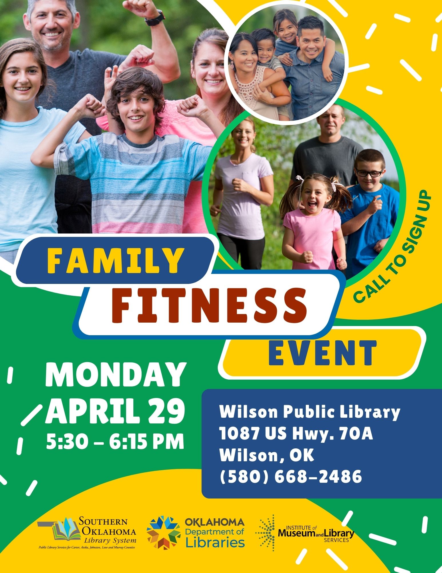 Family Fitness Event WPL APR Flyer 2024