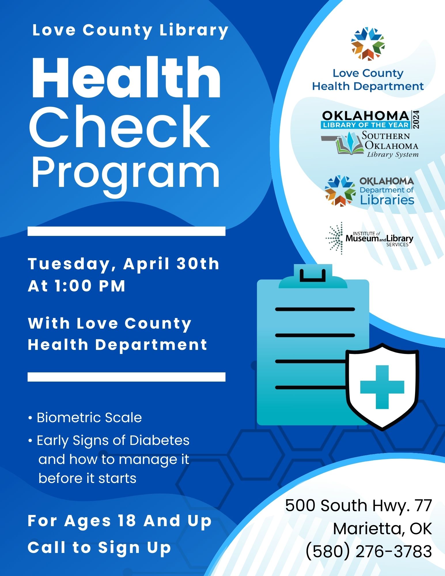 Health Check Program LCL Flyer