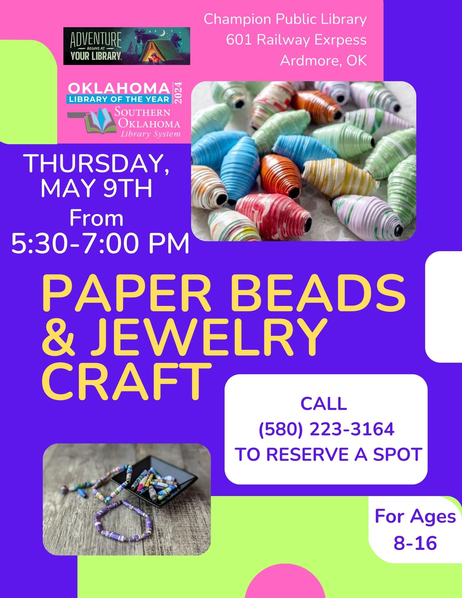 Paper Beads & Jewelry SRP CPL 2024
