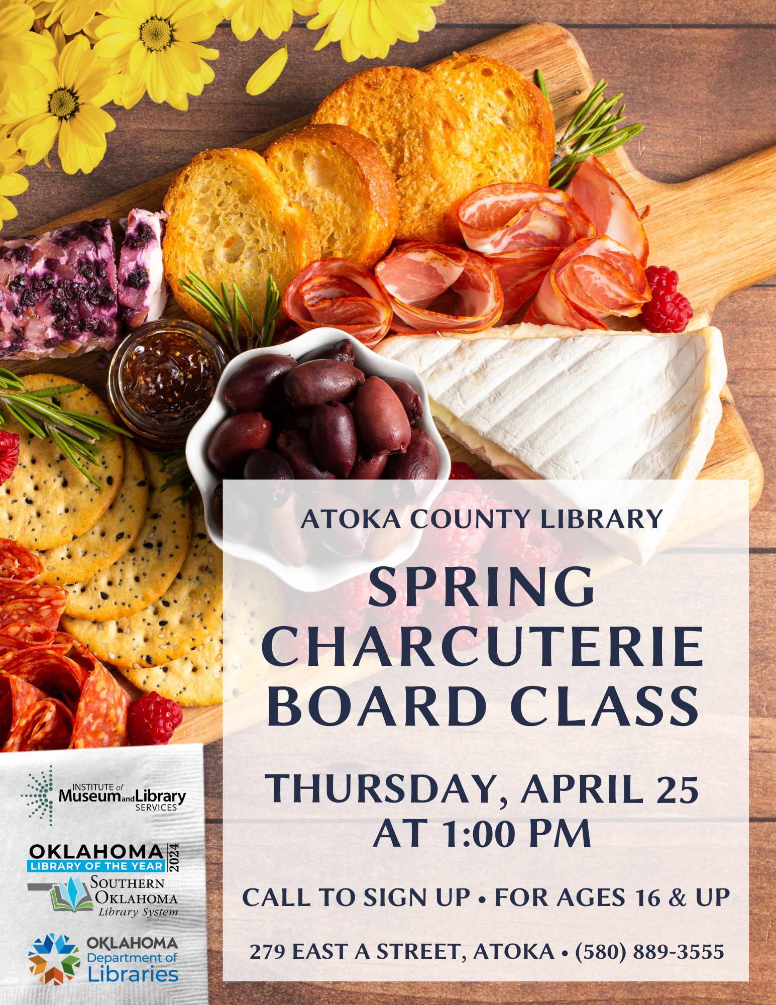 Spring Charcuterie Board Class ACL Flyer
