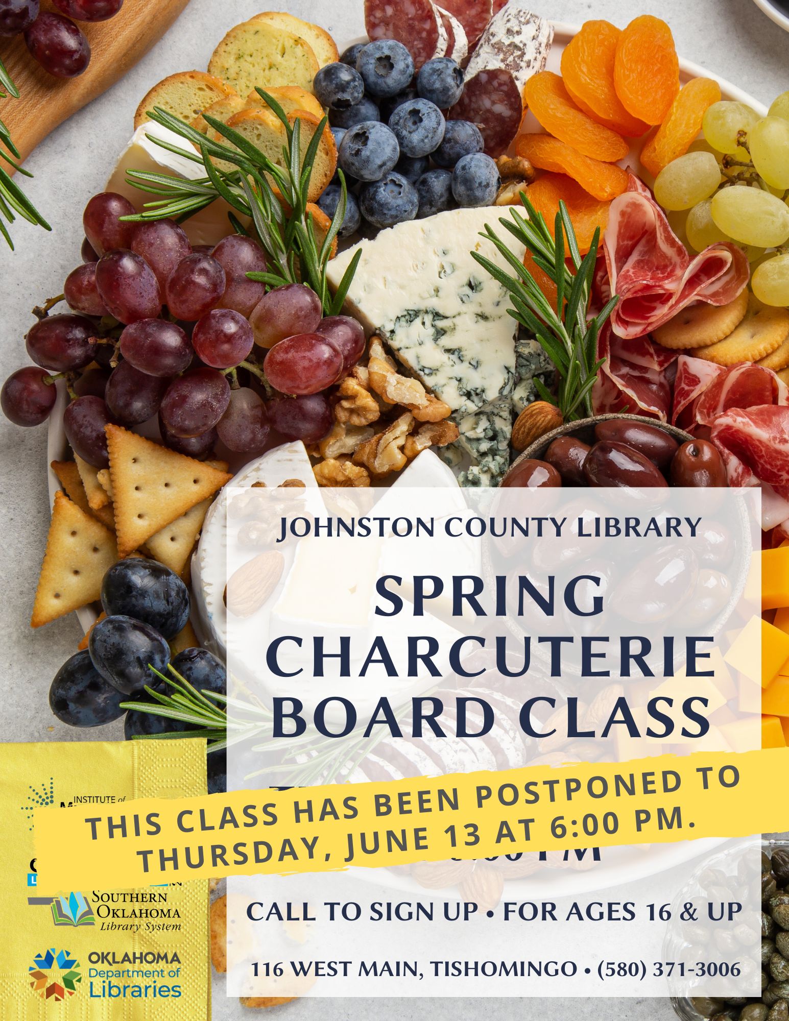 Spring Charcuterie Board Class JCL Flyer updated