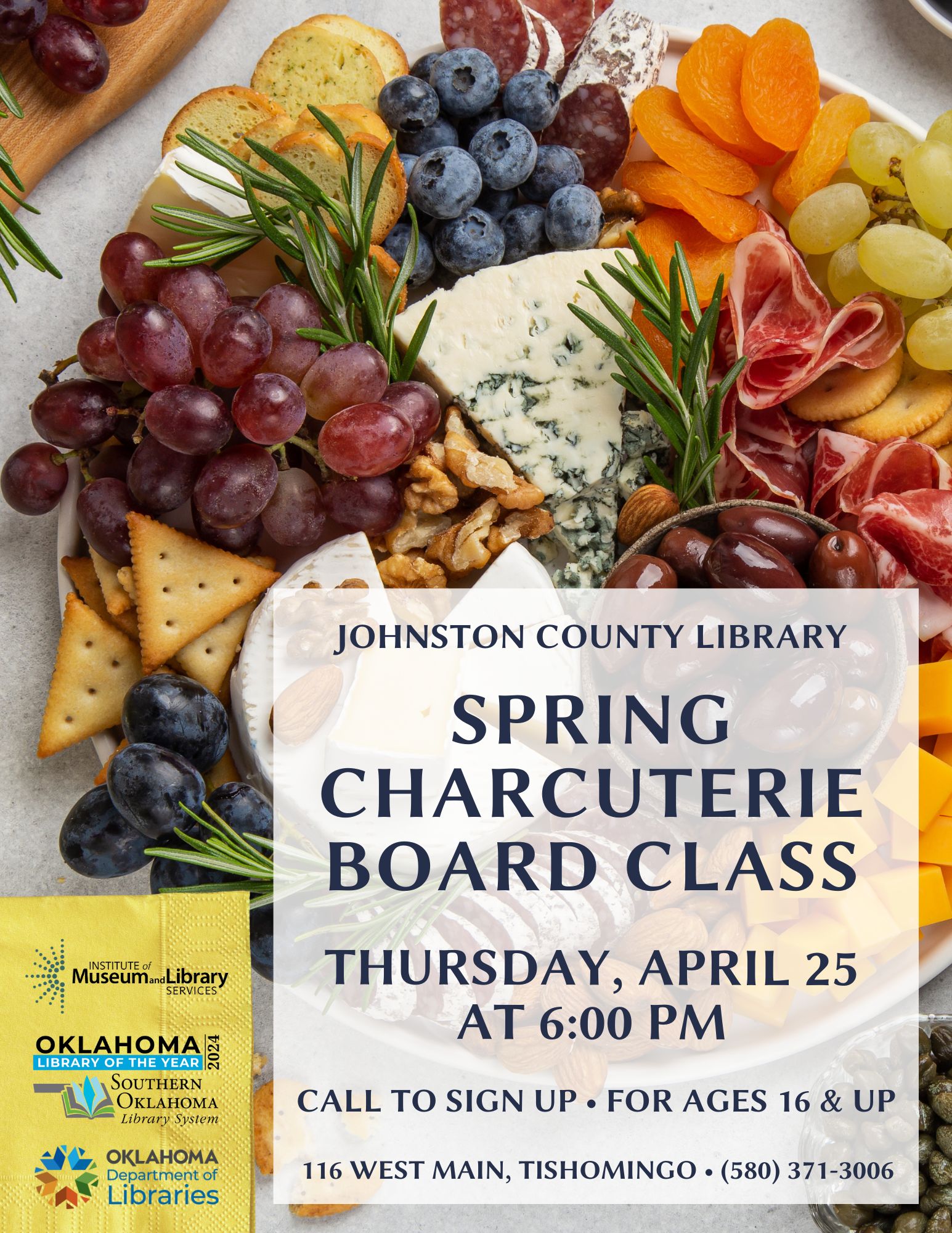 Spring Charcuterie Board Class JCL Flyer
