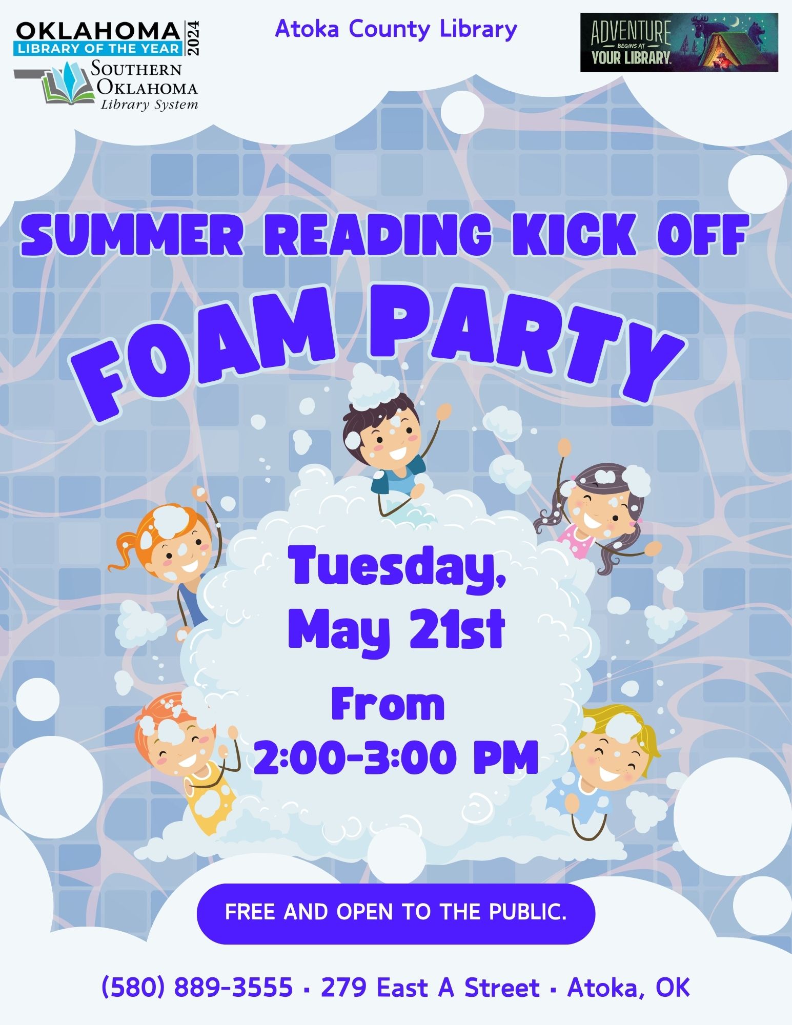 Foam Party ACL SRP 2024 Flyer