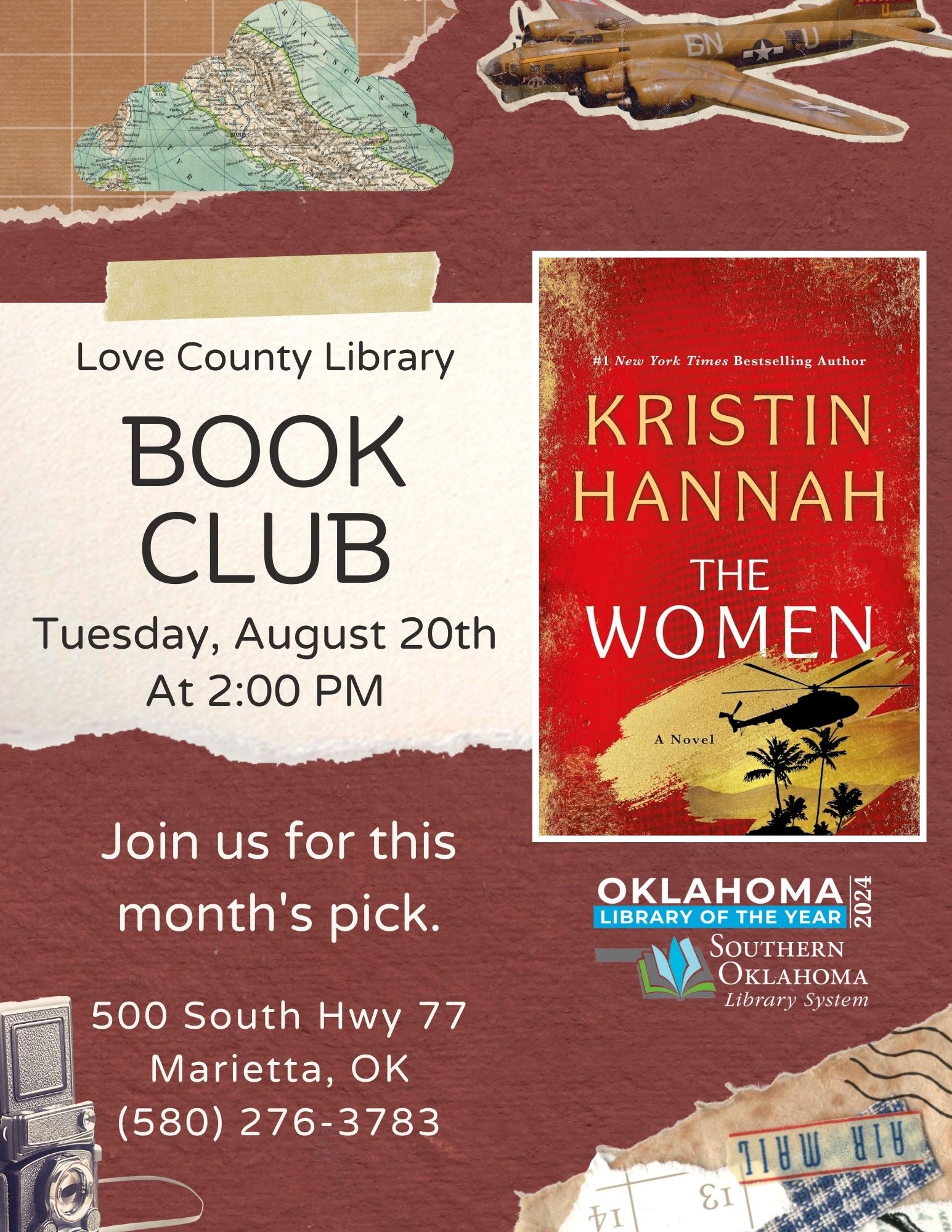 Book Club The Women LCL Flyer 2024