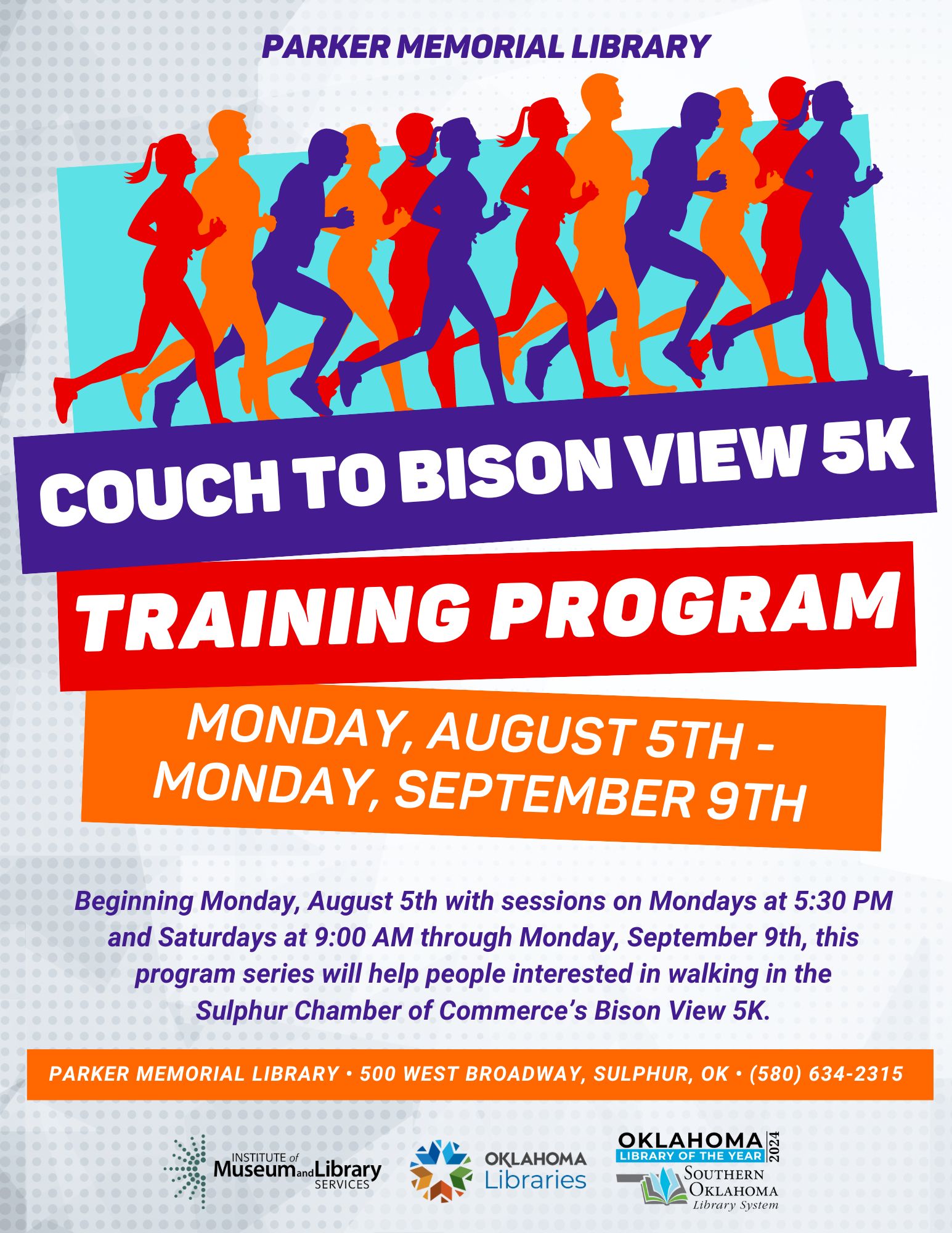Couch to Bison View 5K PML Flyer 2024