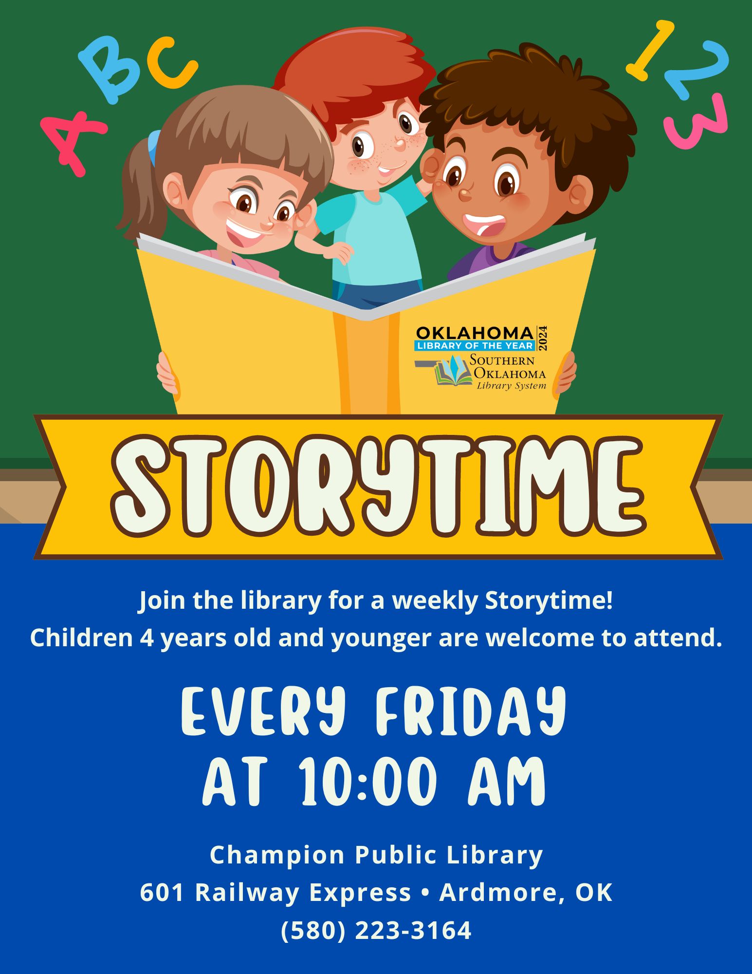 Storytime 2024 CPL Flyer Updated