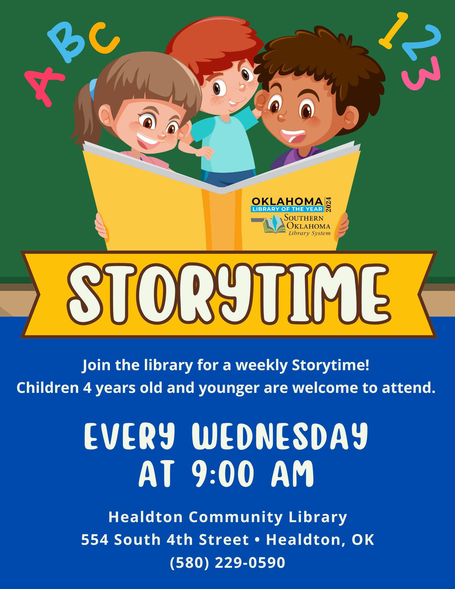 Storytime 2024 HCL Flyer Updated