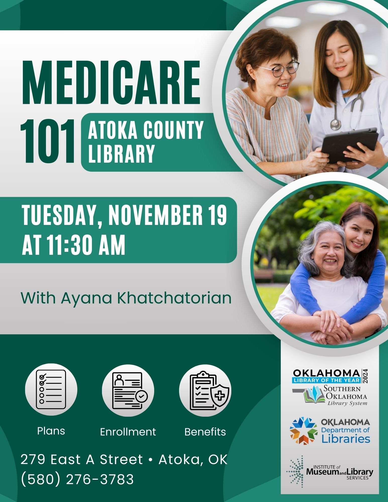 Medicare 101 ACL Flyer NOV 2024