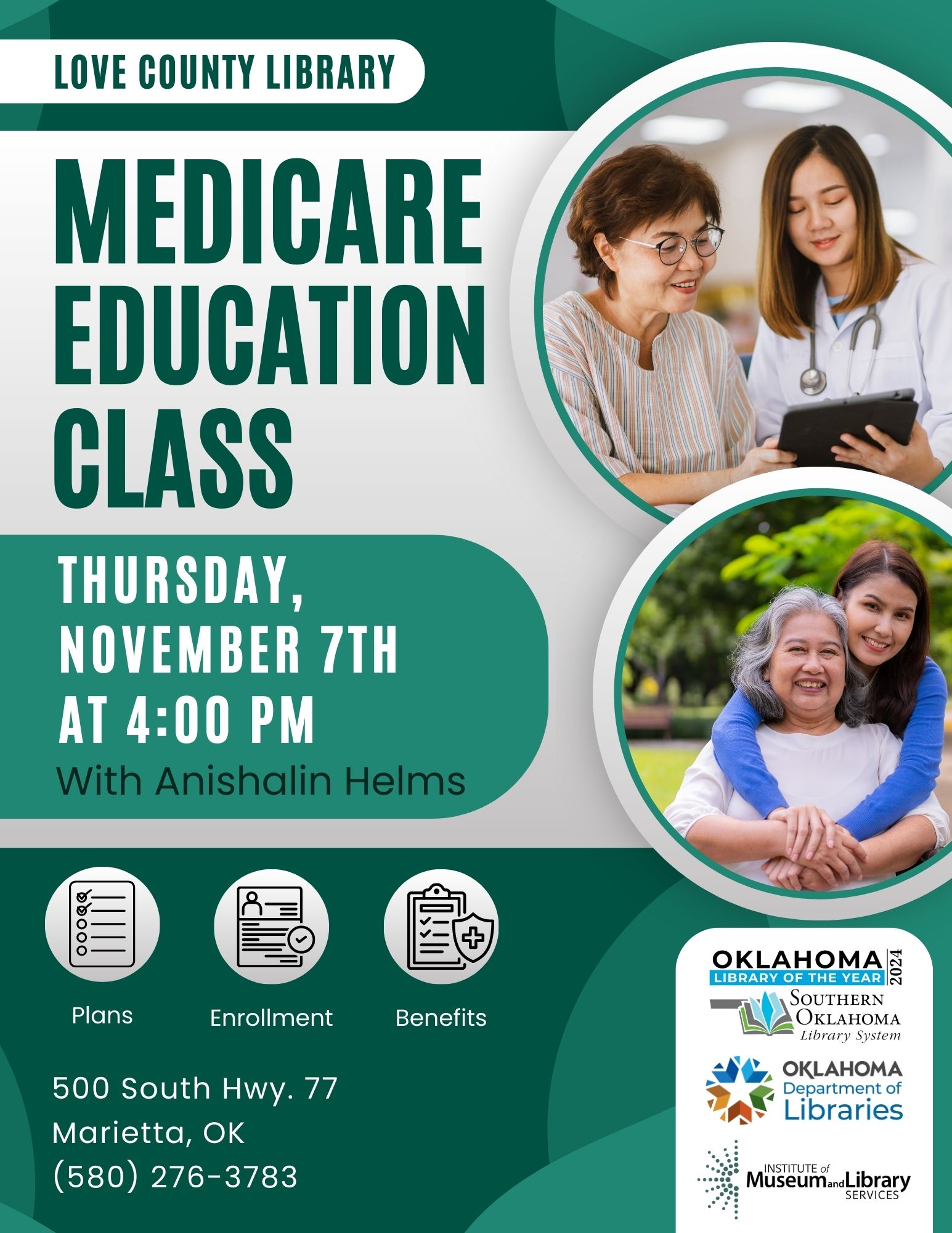 Medicare Class LCL Flyer Nov 2024