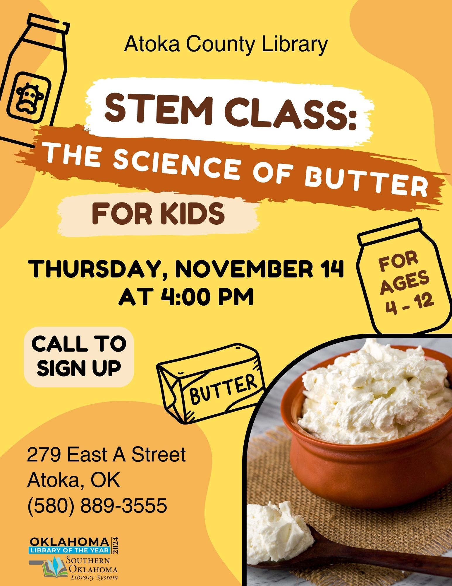 The Science of Butter Class ACL Flyer 2024