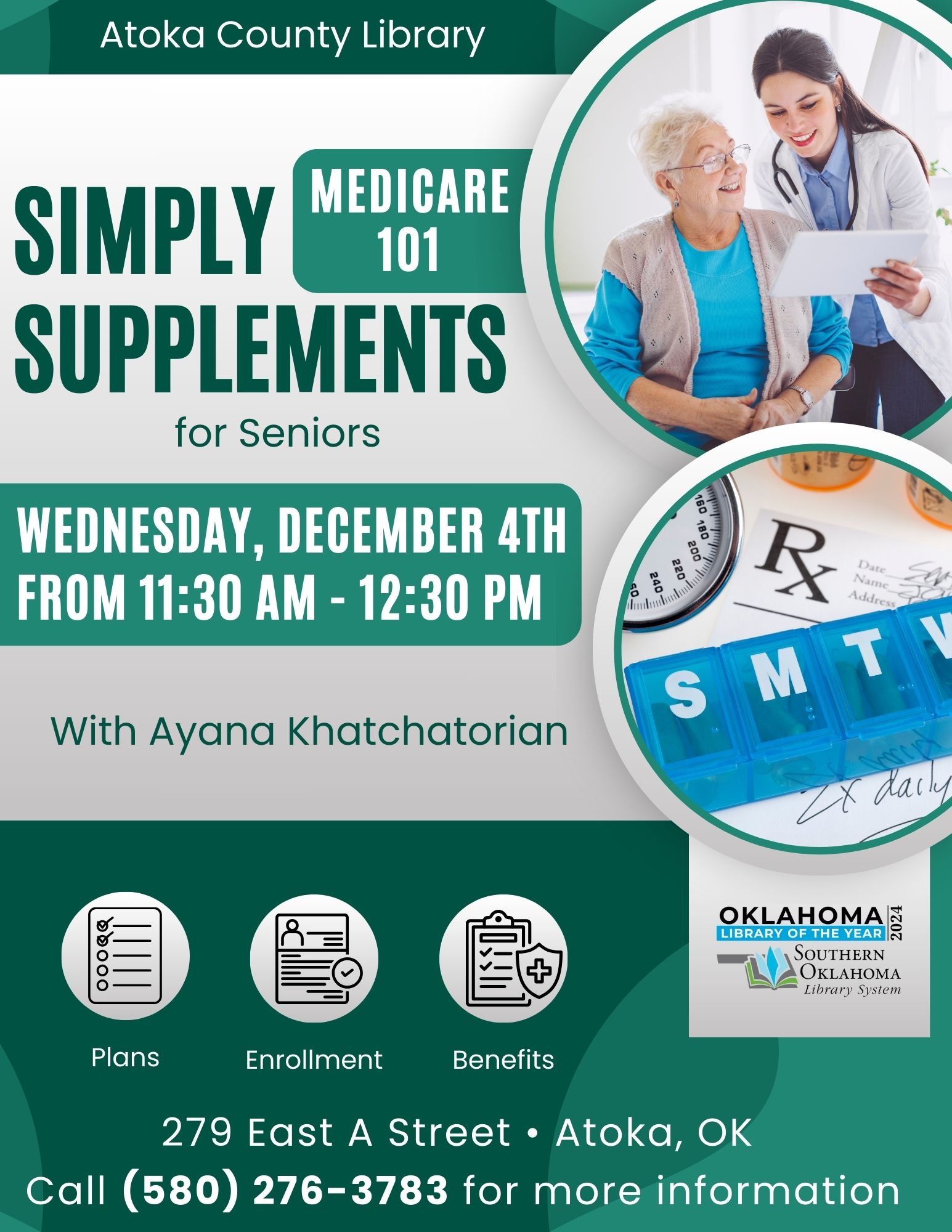 Medicare Simple Supplements 101 ACL Flyer DEC 202