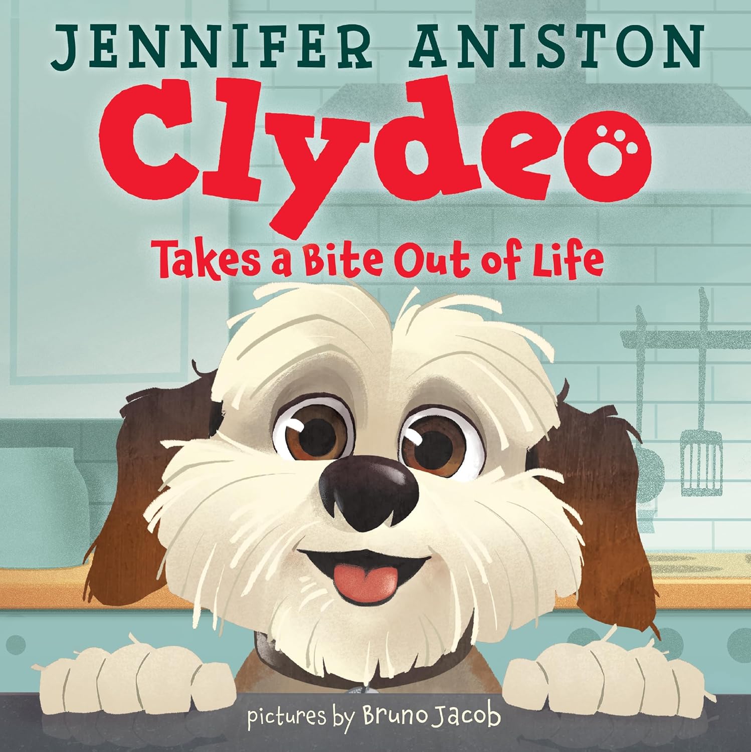 Clydeo Takes a Bite Out of Life by Jennifer Aniston 