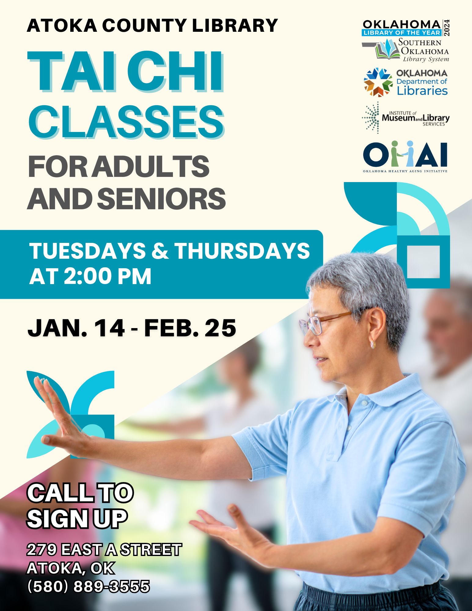 Tai Chi Classes ACL Flyer 2025