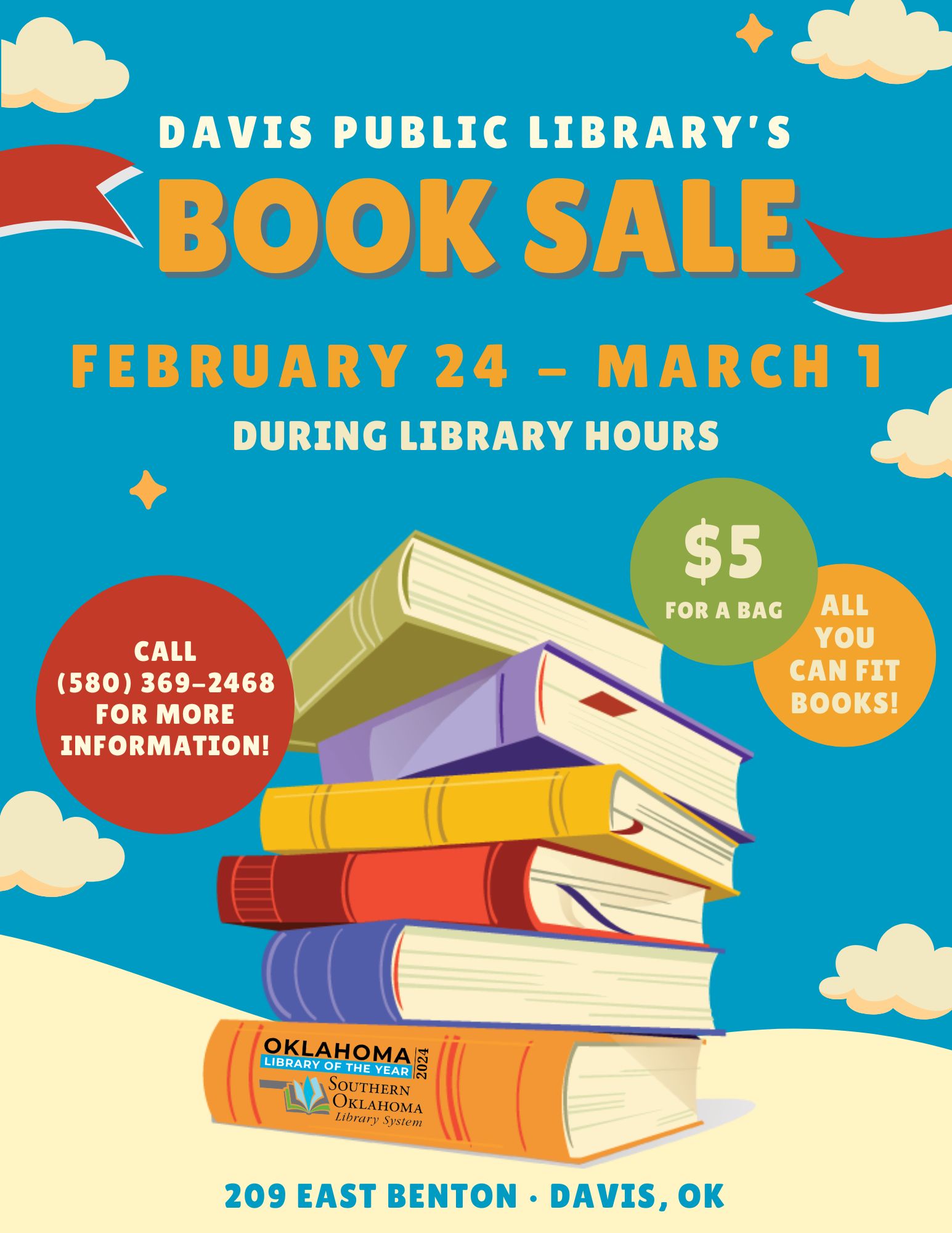 Book Sale DPL Flyer 2025