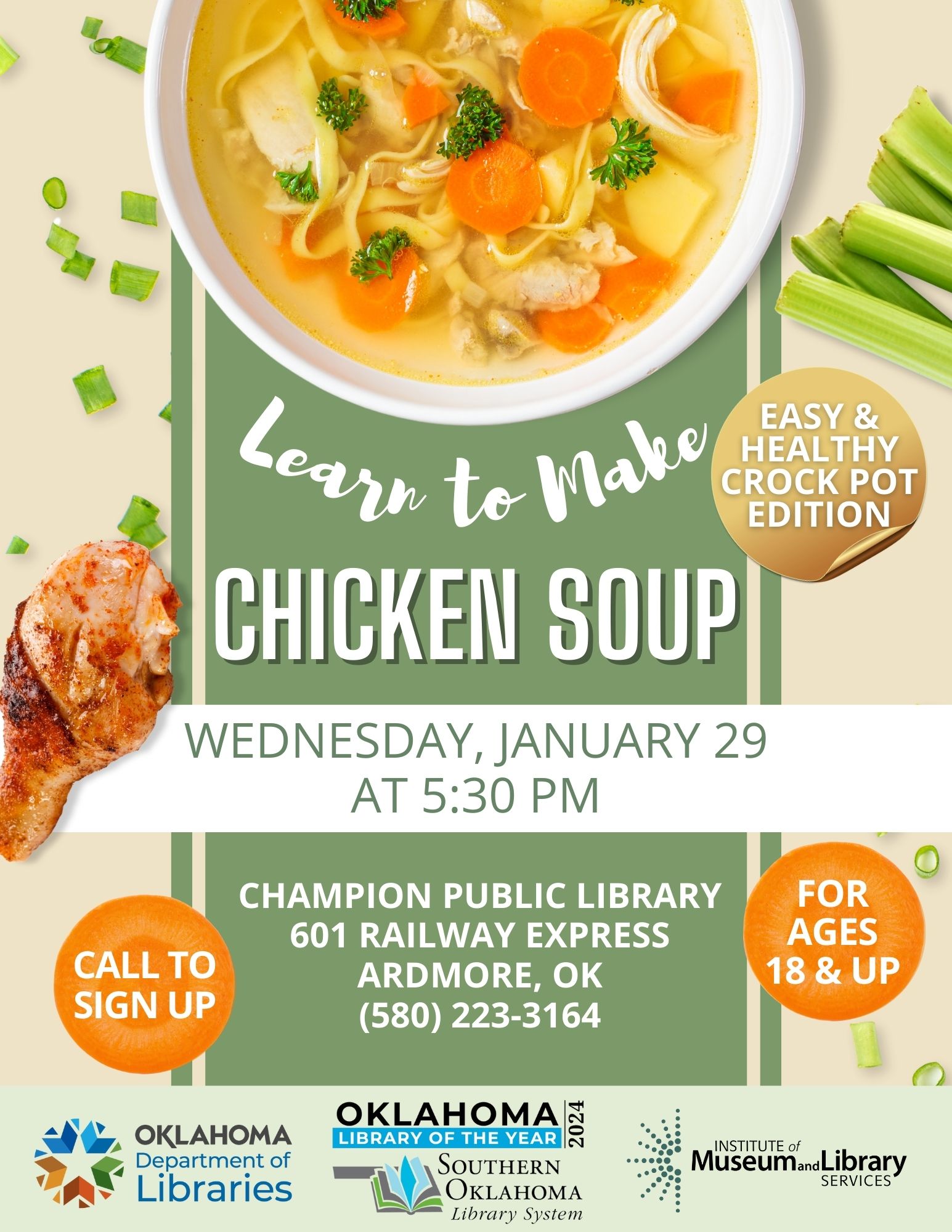 Chicken Soup CPL Flyer 2025