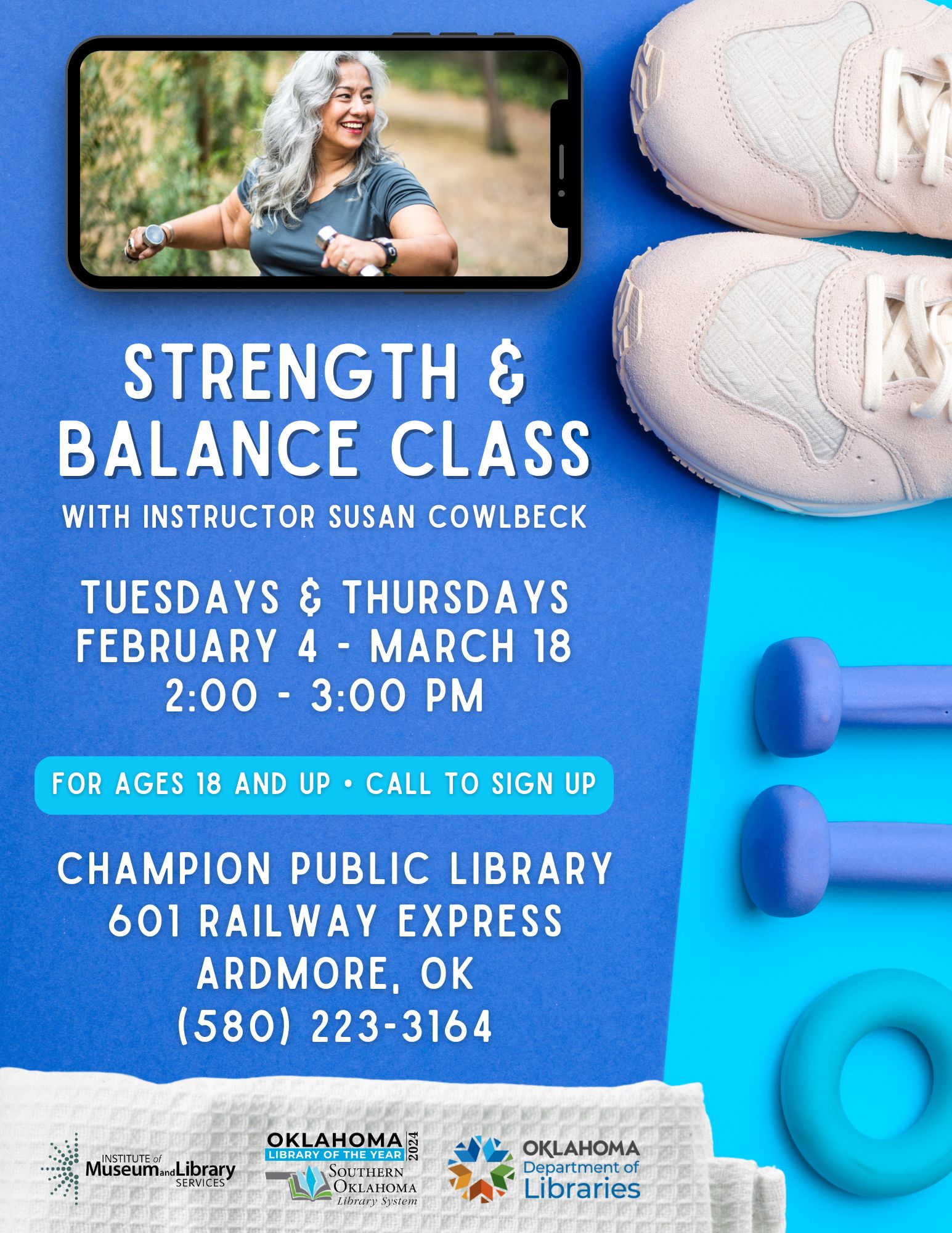 Strength & Balance Class CPL FEB Flyer 2025