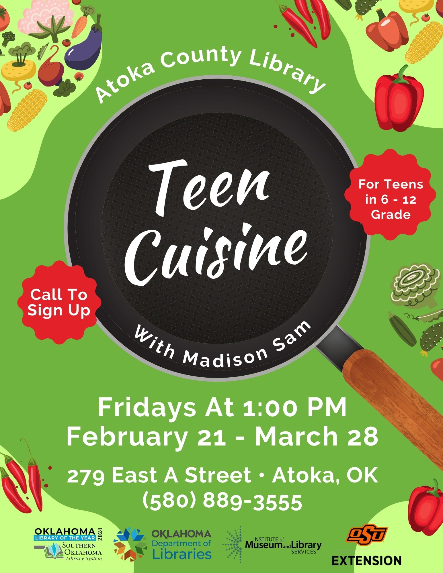 Teen Cuisine ACL Flyer 2025