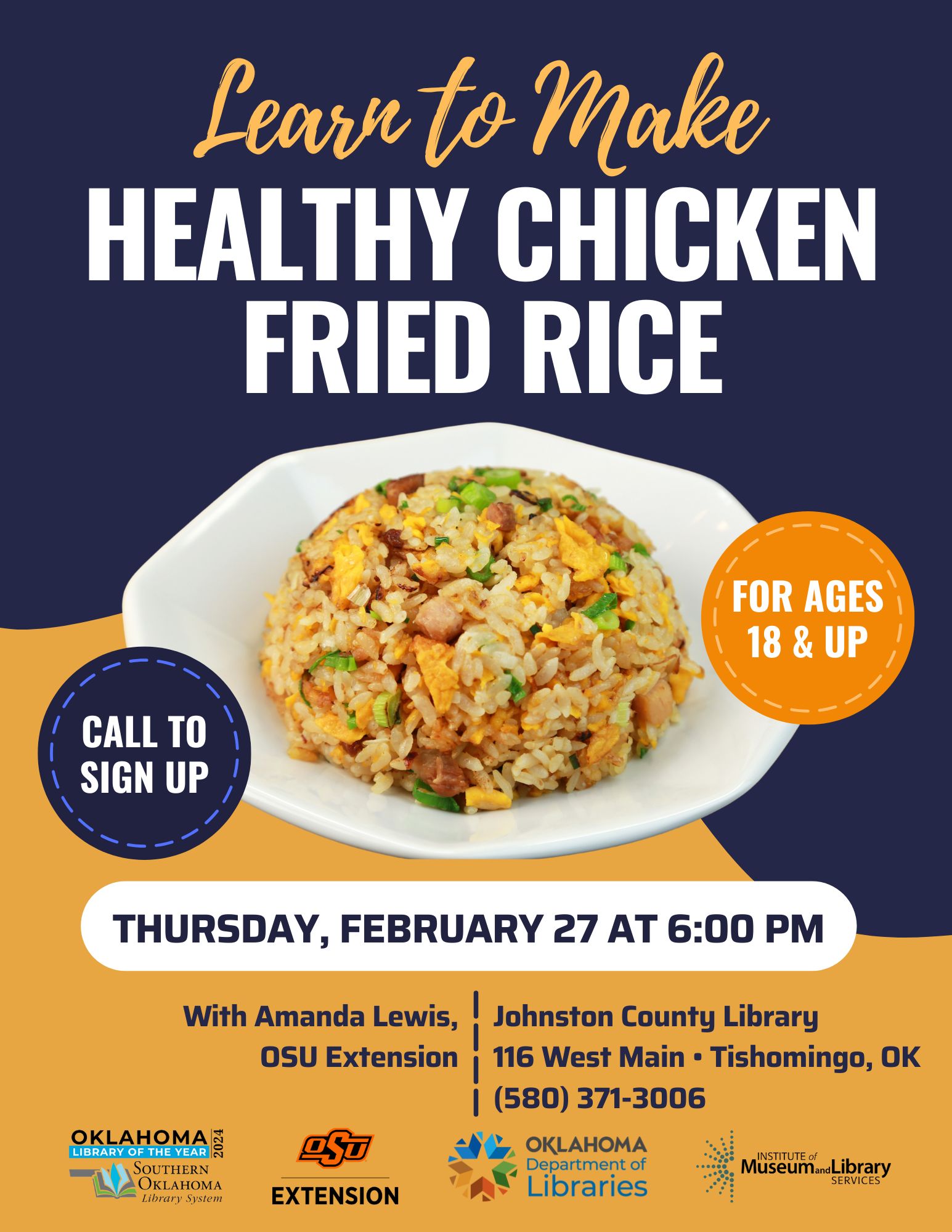 Chicken Fried Rice JCL Flyer 2025