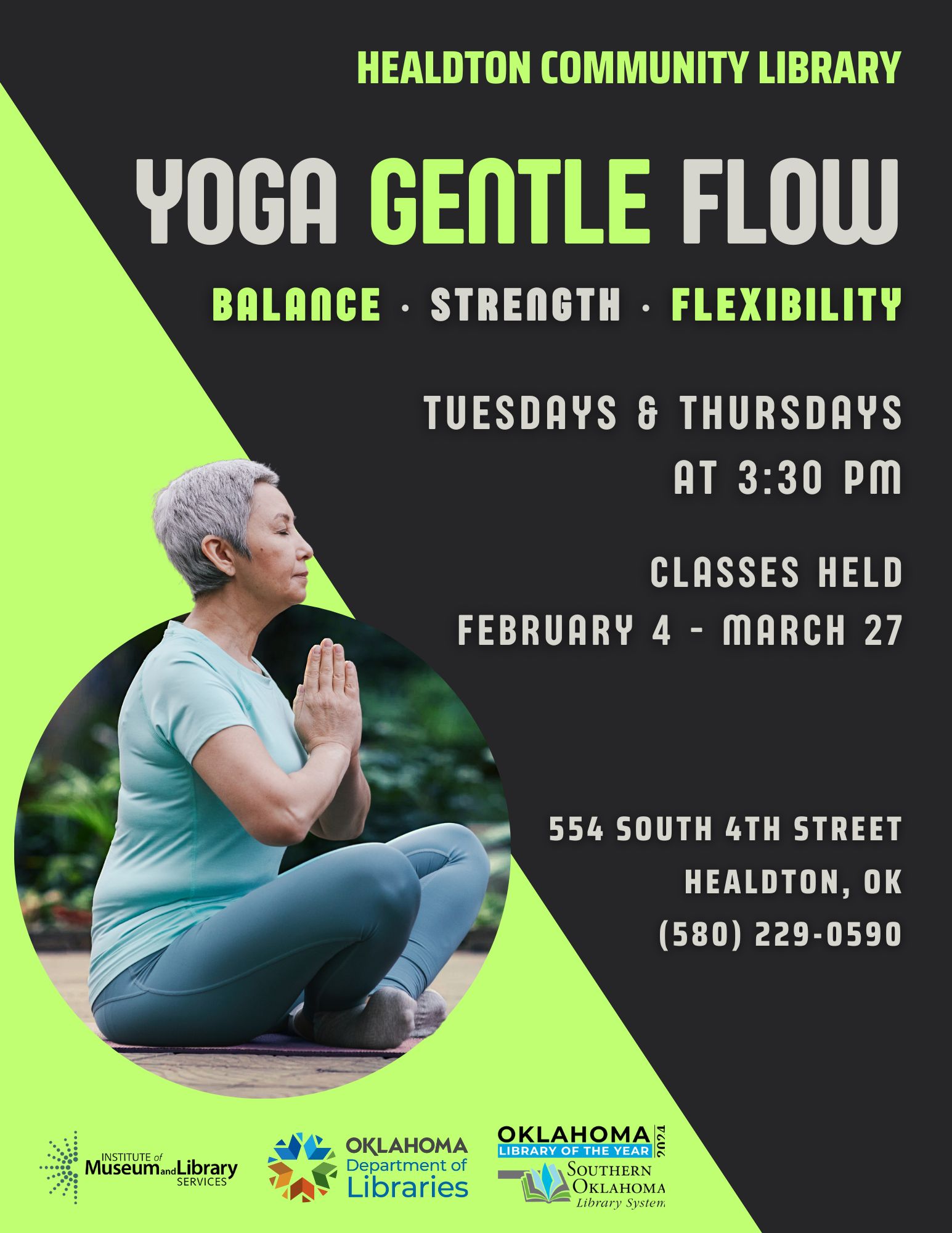 Yoga Gentle Flow HCL Flyer 2025 Updated