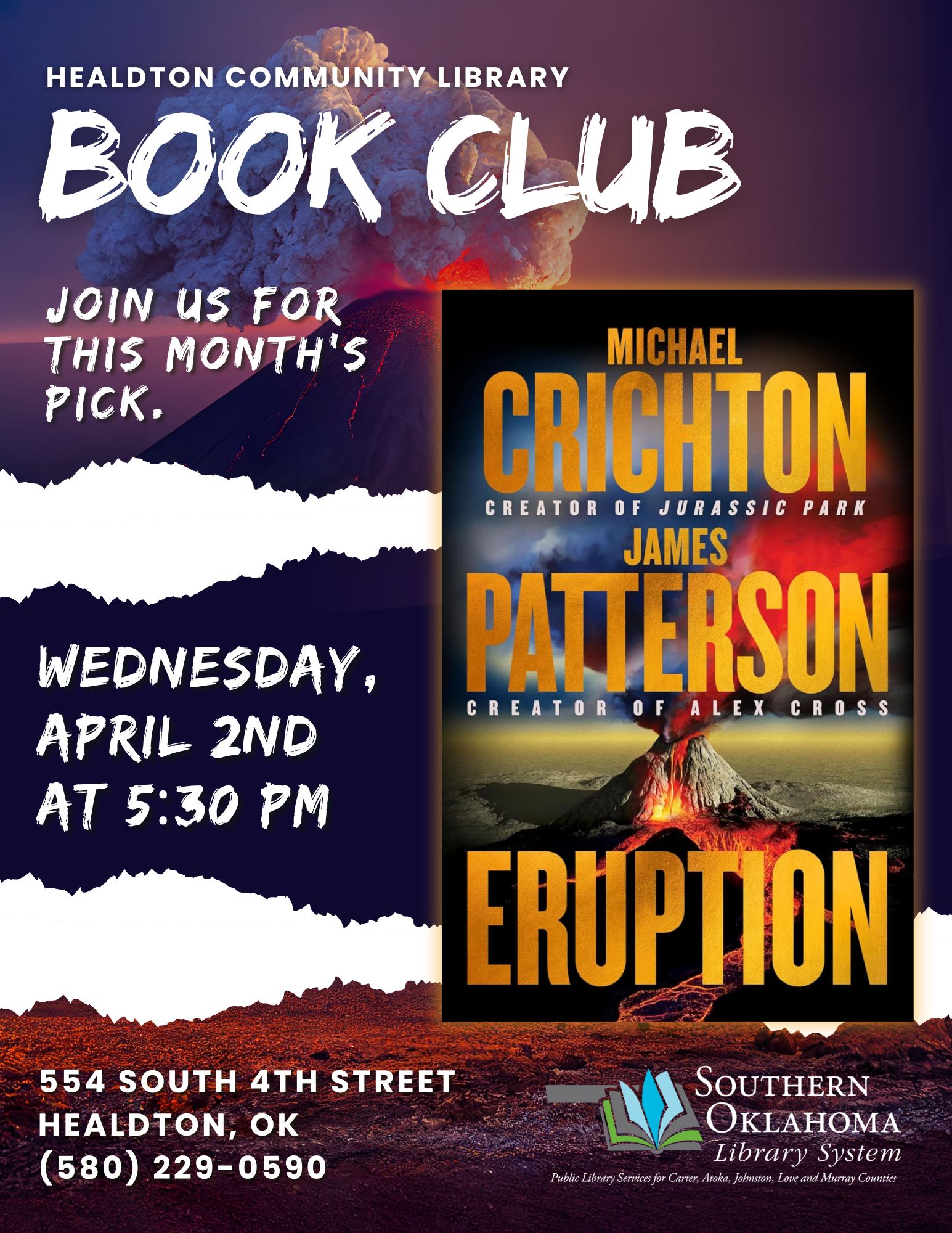 Book Club Eruption HCL Flyer 2025 (1)