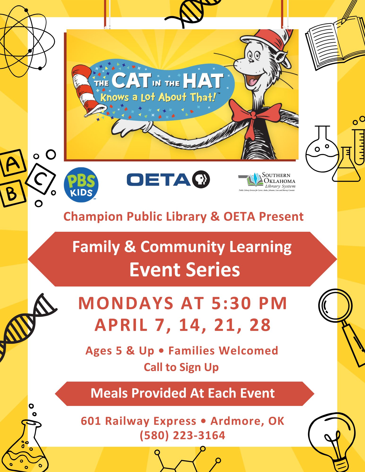 Cat in the Hat OETA CPL Flyer 2025