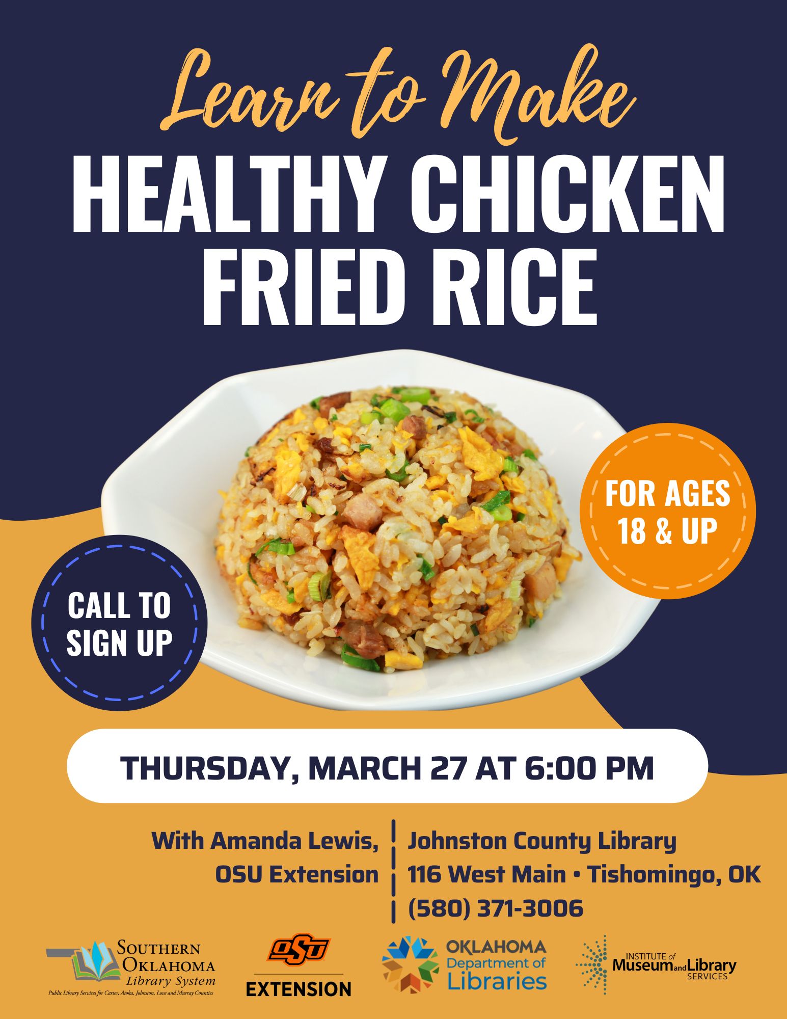 Chicken Fried Rice JCL Flyer MAR 2025