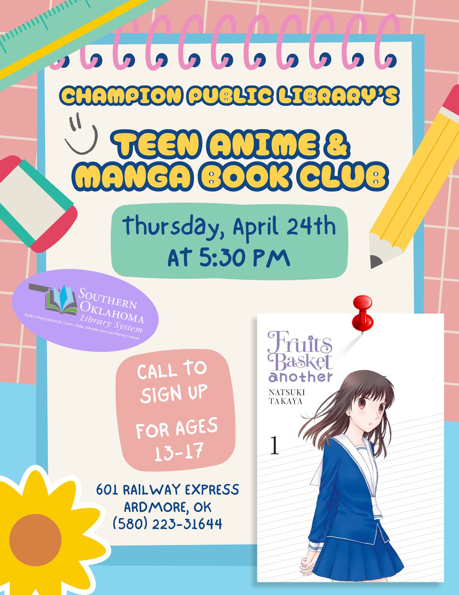 Teen A&M BC Fruits Basket Another CPL Flyer 2025