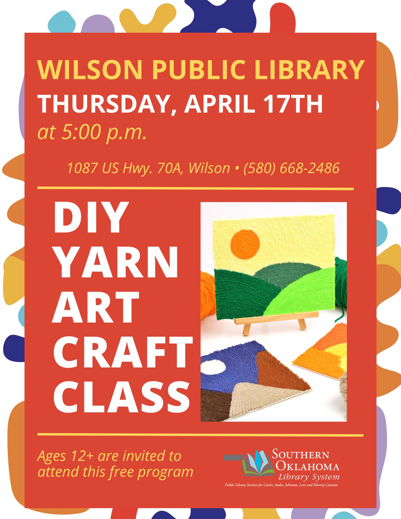 Yarn Art craft class WPL 2025