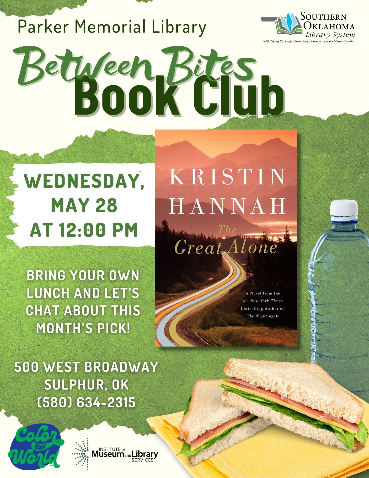 Between Bites Book Club May PML Flyer 2025 SRP Between Bites Book Club May PML Flyer 2025 SRP