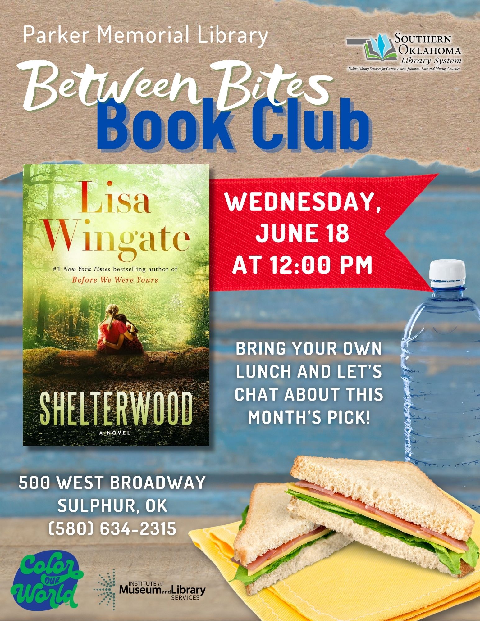 Between Bites Book Club Shelterwood PML Flyer 2025 SRP Between Bites Book Club Shelterwood PML Flyer 2025 SRP
