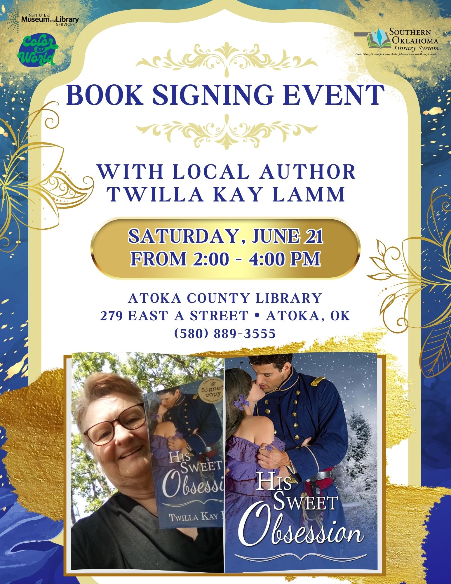 Book Signing Event ACL Flyer SRP 2025 Book Signing Event ACL Flyer SRP 2025