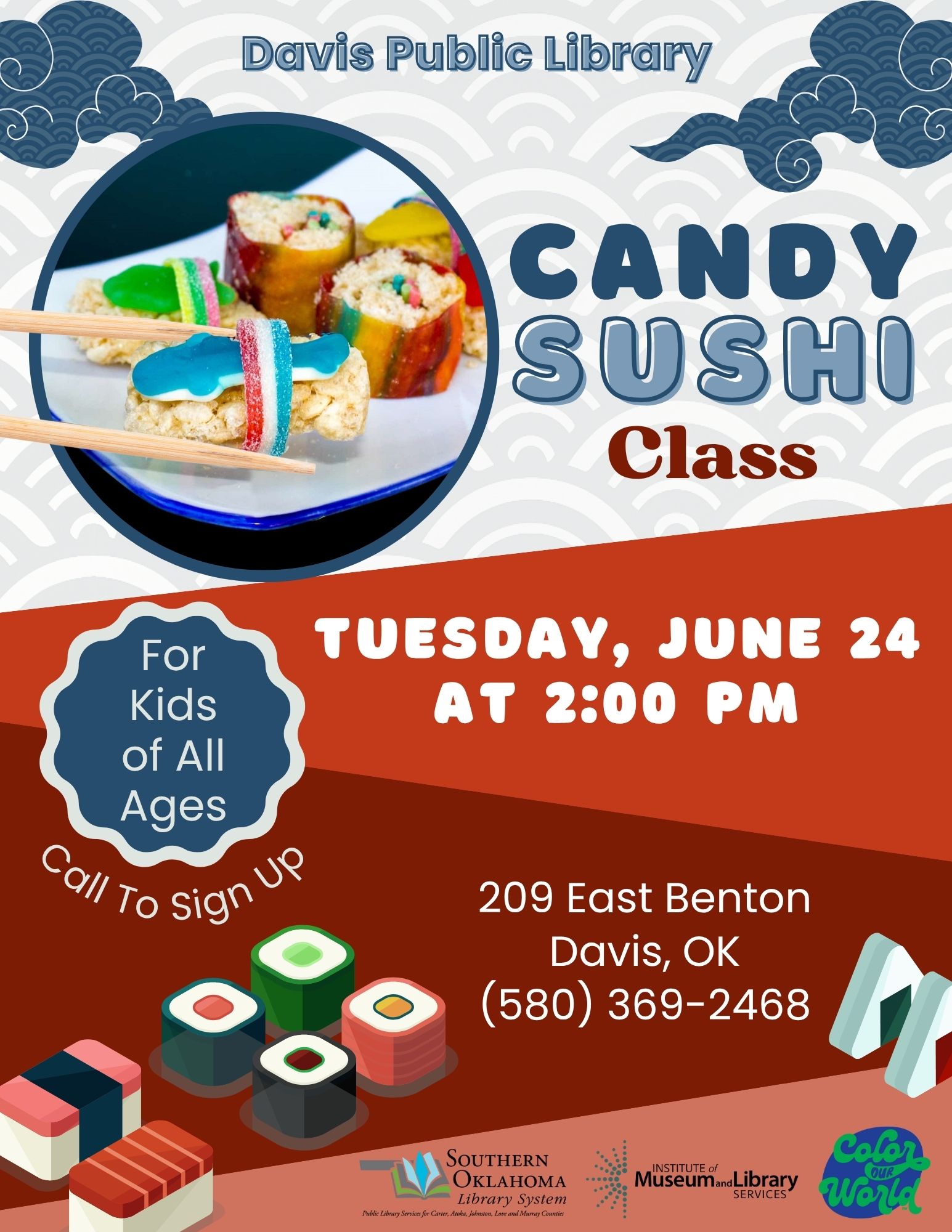 Candy Sushi Class DPL Flyer SRP 2025 Candy Sushi Class DPL Flyer SRP 2025