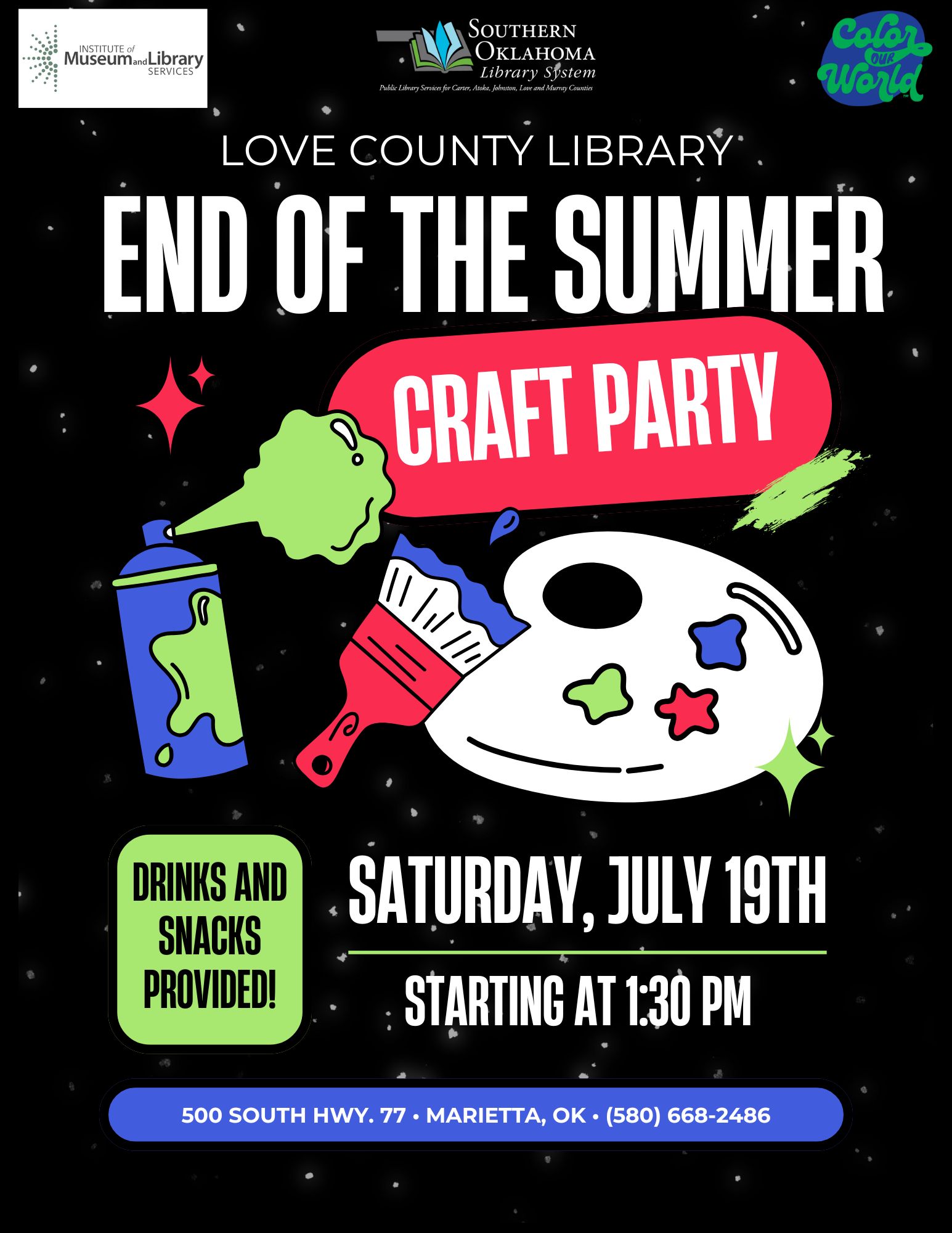 End of Summer Craft Party LCL PR Flyer(1) End of Summer Craft Party LCL PR Flyer(1)