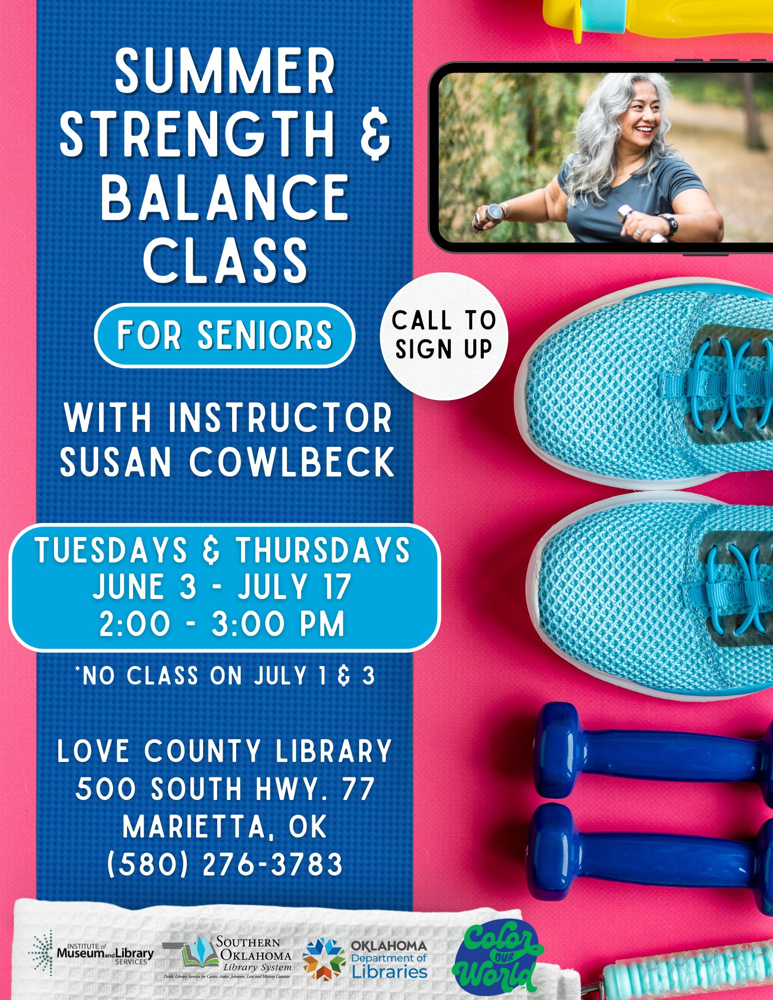 Summer Strength & Balance Class LCL Flyer SRP 2025 Summer Strength & Balance Class LCL Flyer SRP 2025