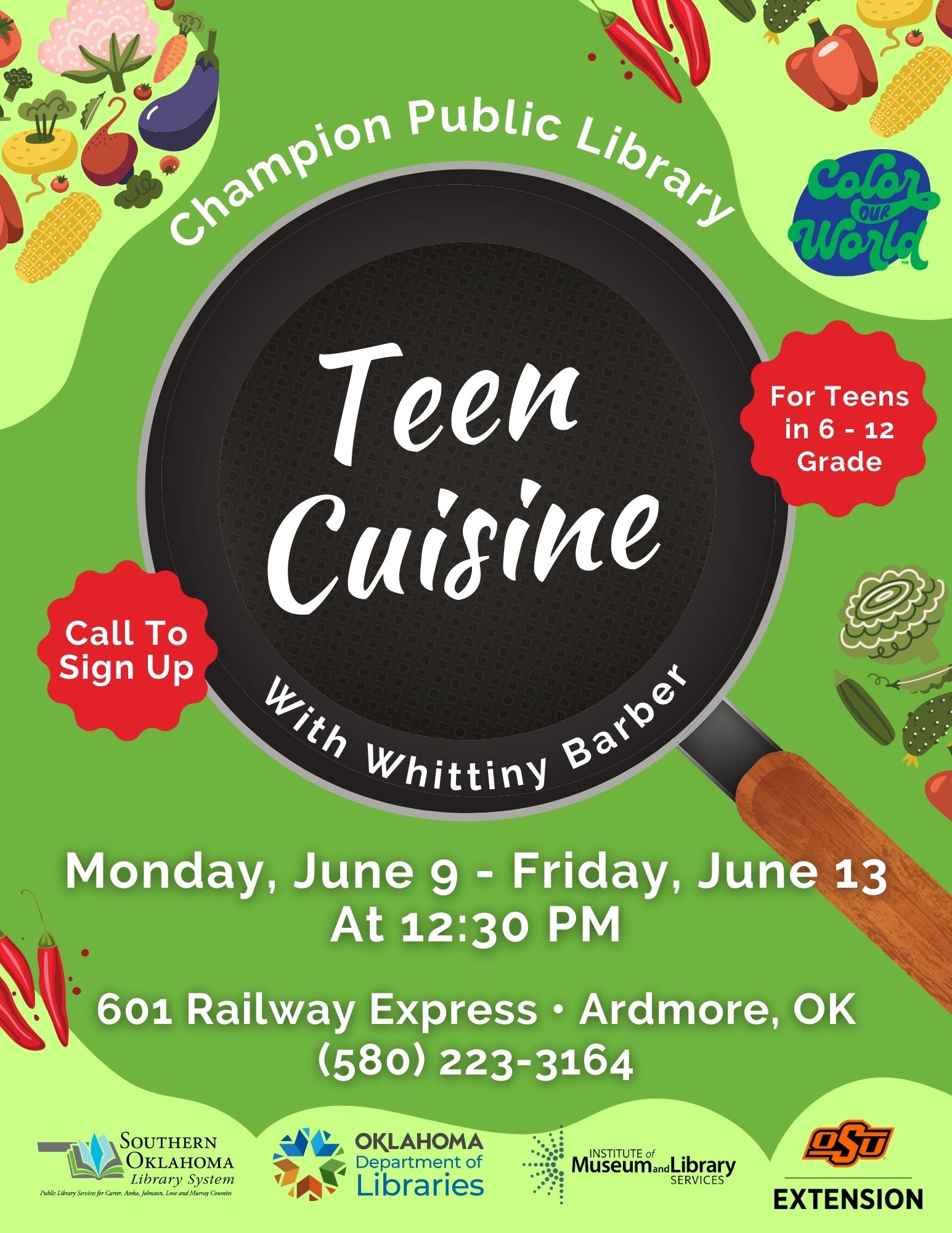 Teen Cuisine CPL Flyer SRP 2025 Teen Cuisine CPL Flyer SRP 2025