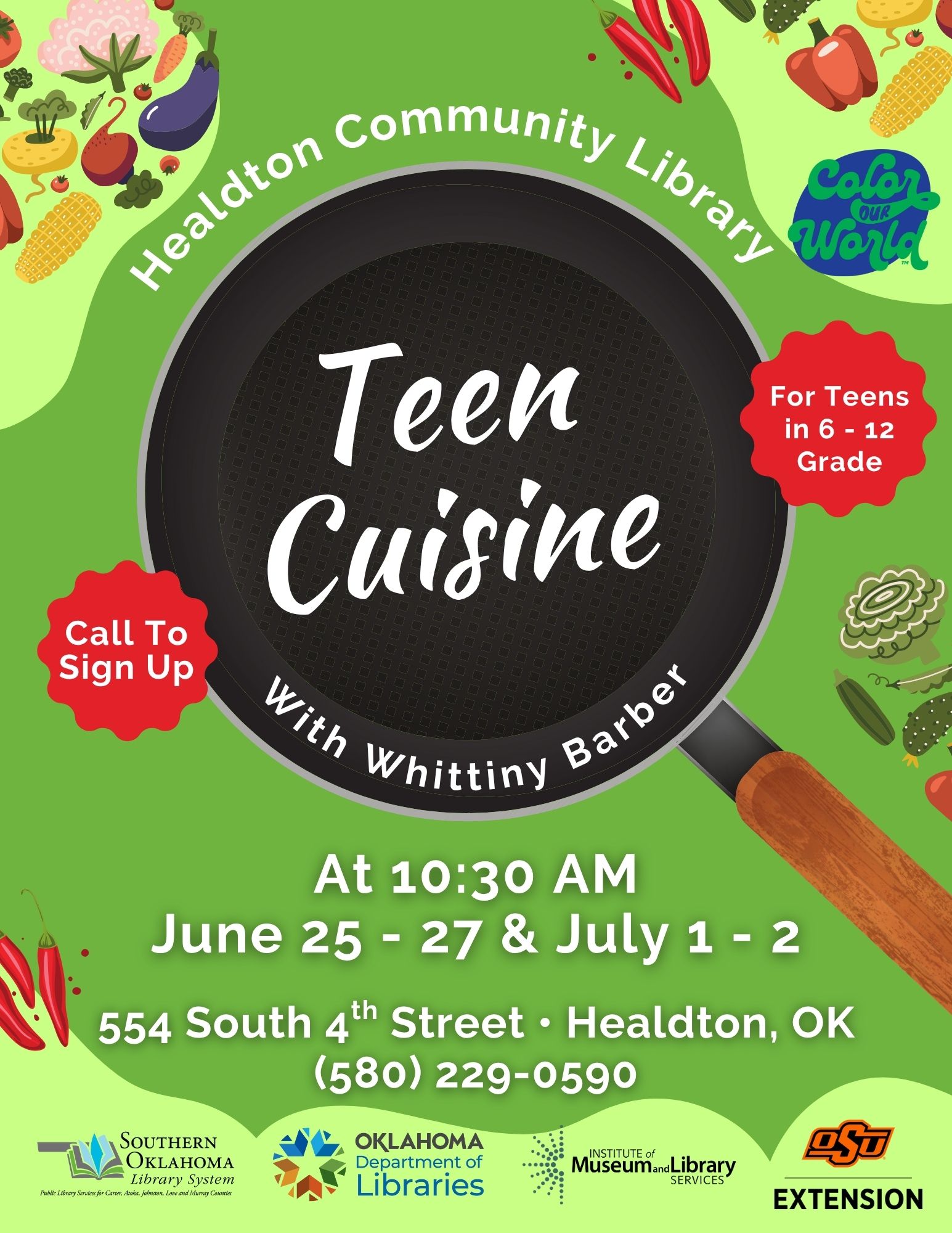 Teen Cuisine HCL Flyer SRP 2025 Teen Cuisine HCL Flyer SRP 2025
