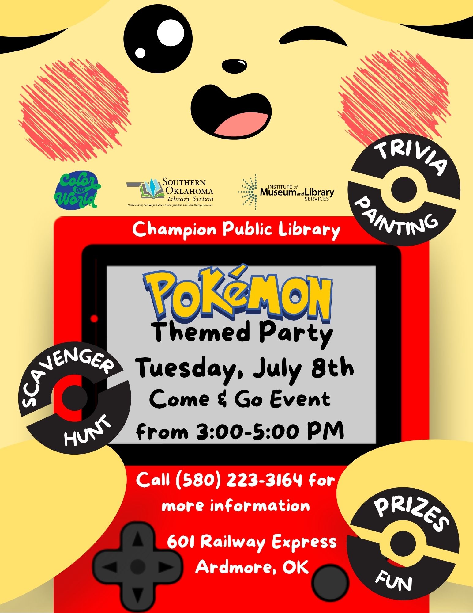 Updated Pokemon Themed Party CPL 2025 PR Flyer Updated Pokemon Themed Party CPL 2025 PR Flyer