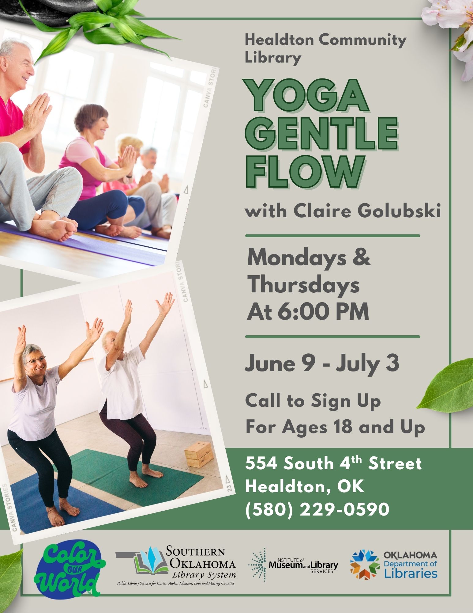 Yoga Gentle Flow Class HCL Flyer SRP 2025 (1) Yoga Gentle Flow Class HCL Flyer SRP 2025 (1)