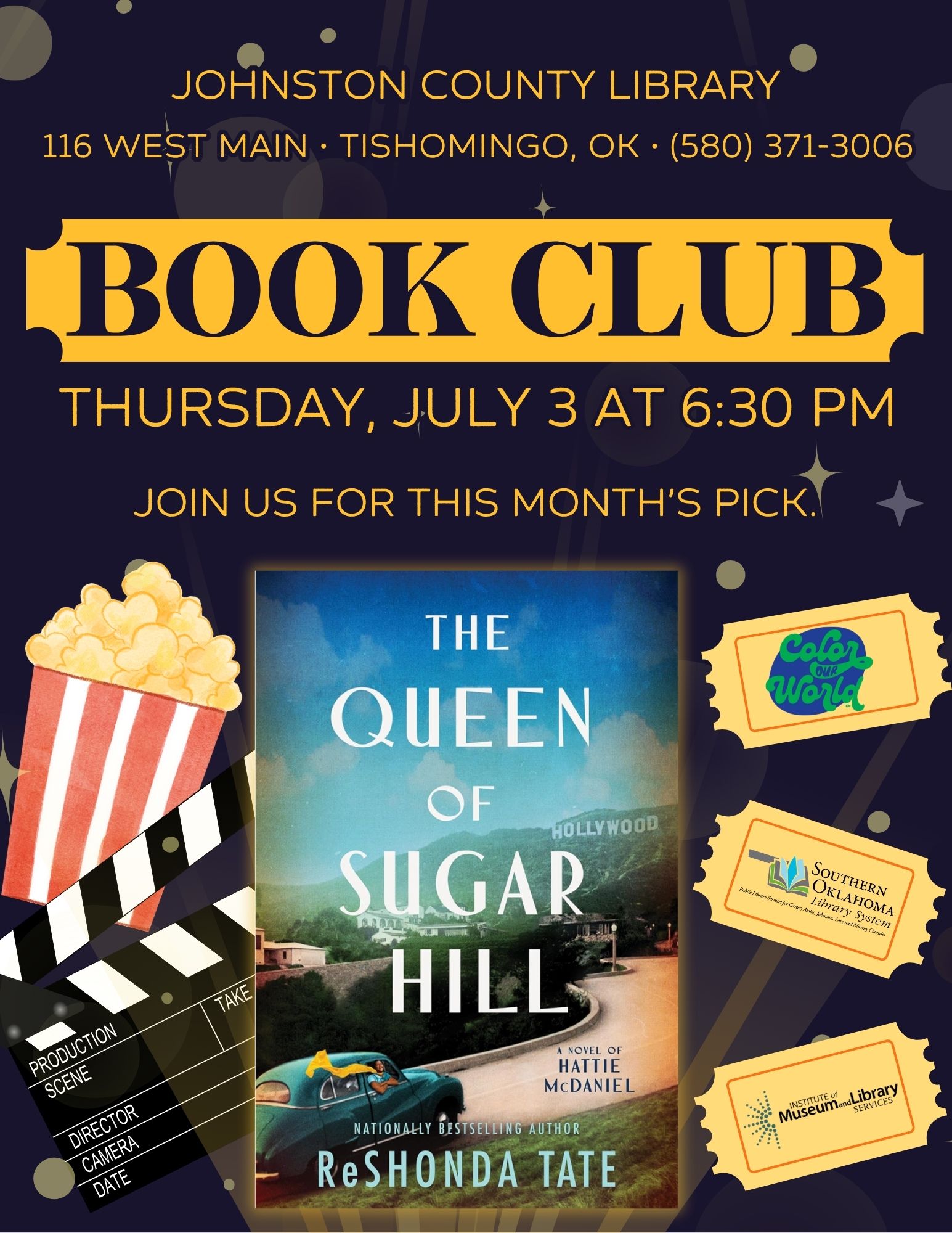 Book Club Queen of Sugar Hill JCL Flyer SRP 2025 Book Club Queen of Sugar Hill JCL Flyer SRP 2025