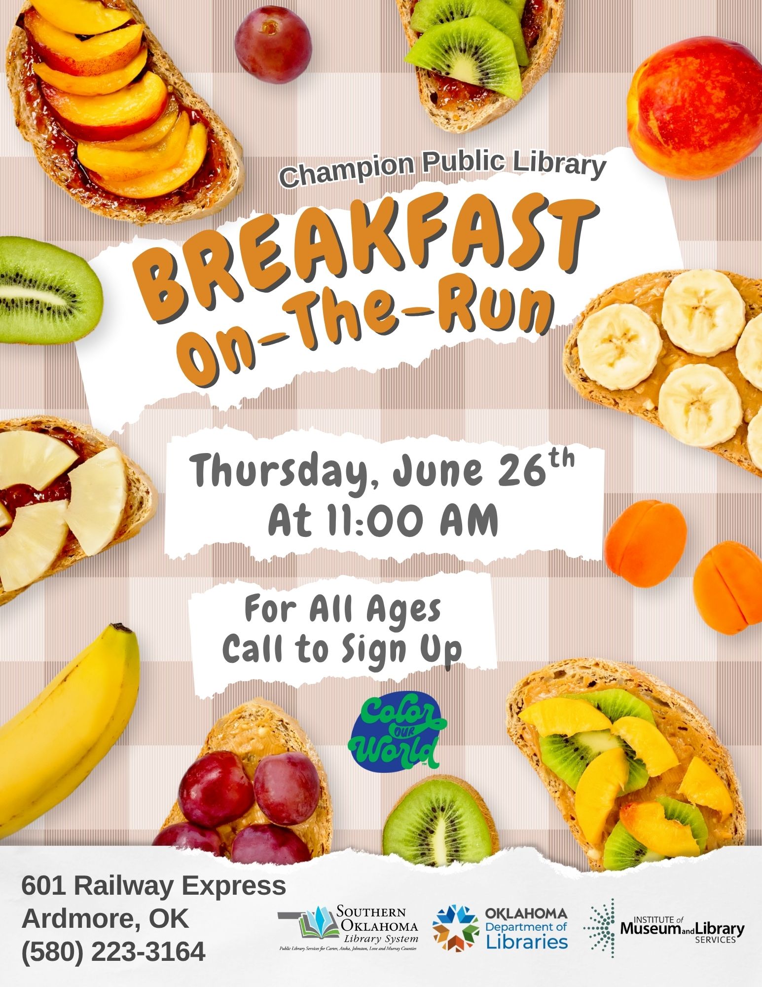 Breakfast on the Run CPL Flyer SRP 2025 Breakfast on the Run CPL Flyer SRP 2025