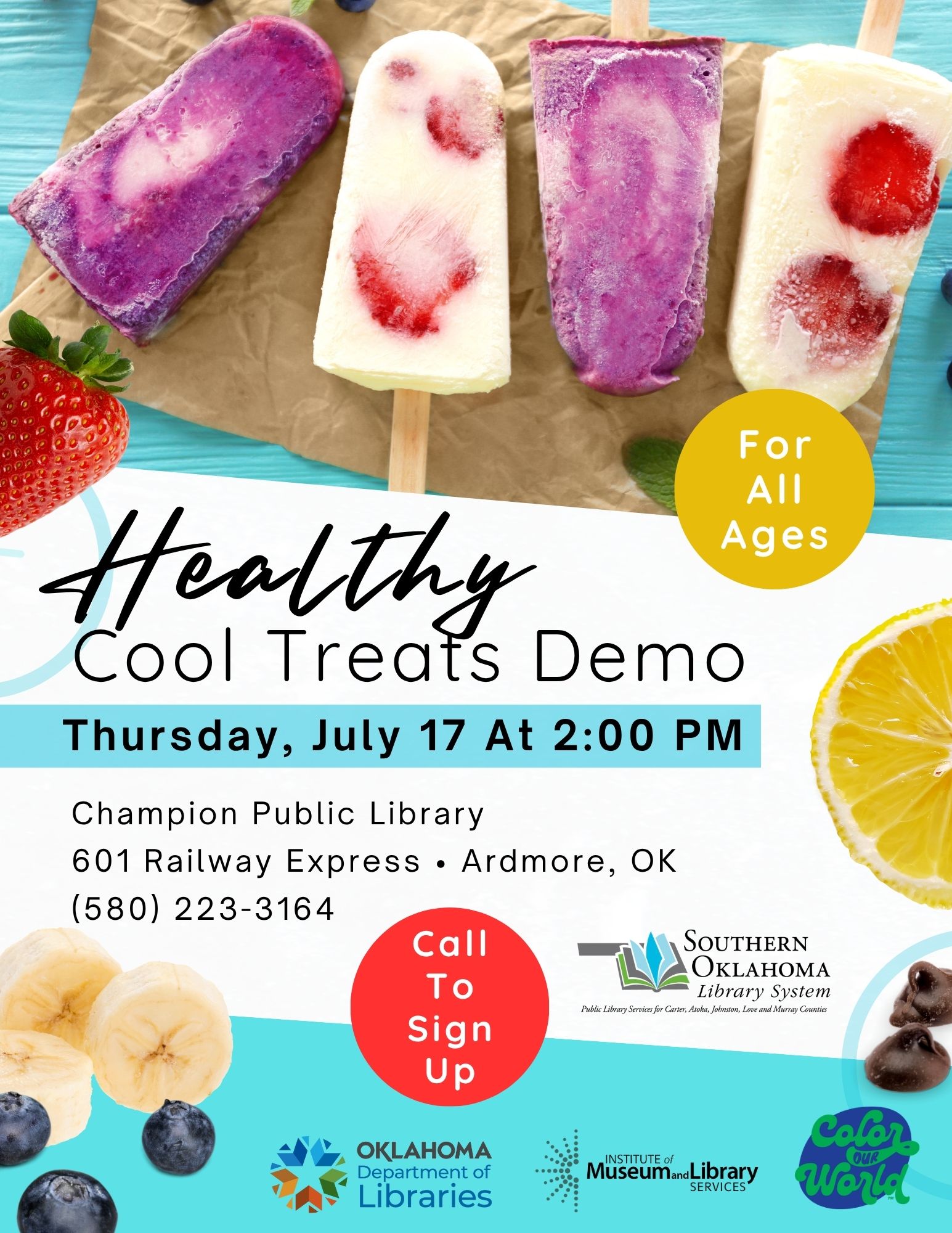 Healthy Cool Treats Demo CPL Flyer SRP 2025 Healthy Cool Treats Demo CPL Flyer SRP 2025