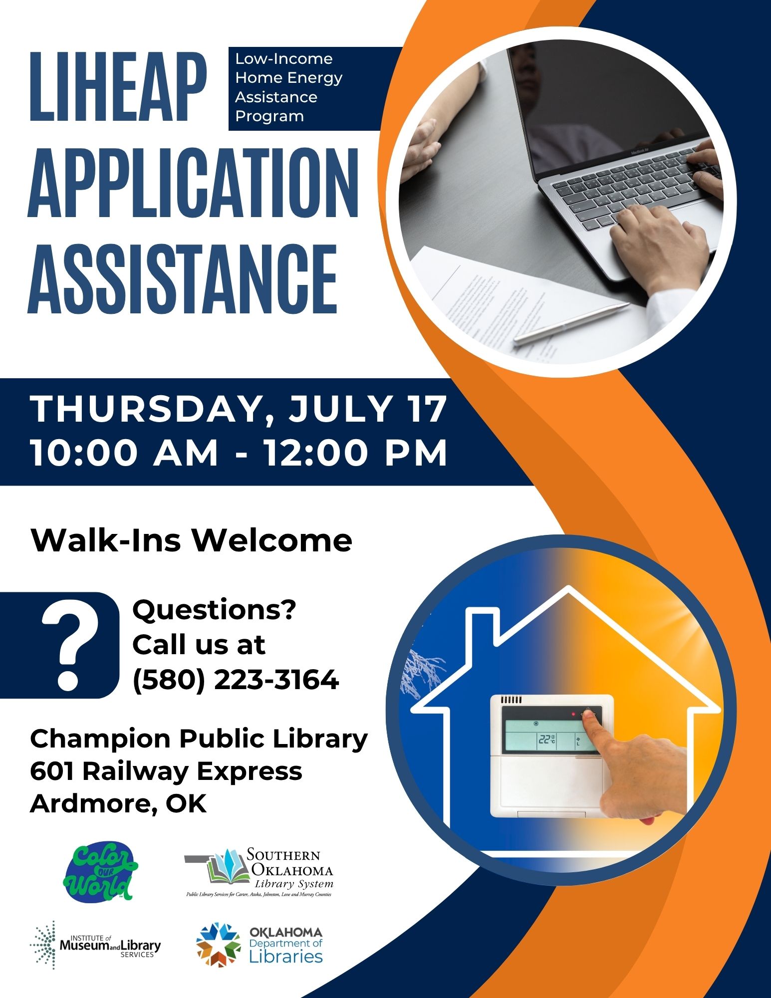 LIHEAP Application Assistance CPL Flyer SRP 2025 LIHEAP Application Assistance CPL Flyer SRP 2025