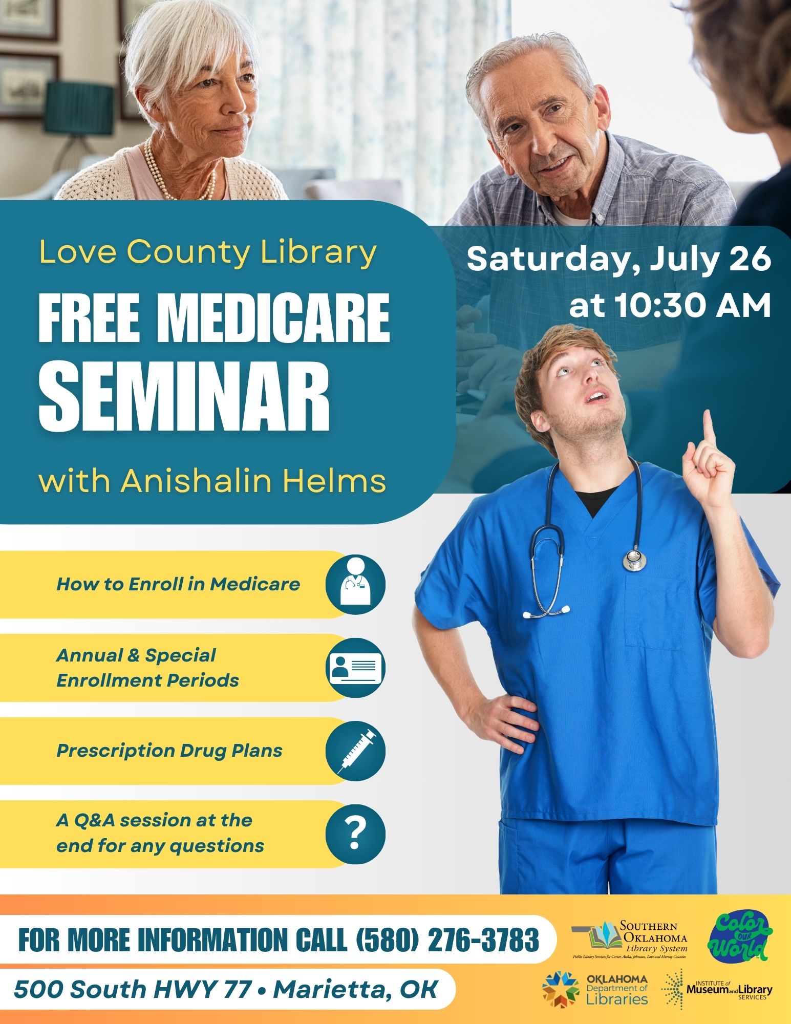 Medicare Seminar LCL Flyer July SRP 2025 Medicare Seminar LCL Flyer July SRP 2025