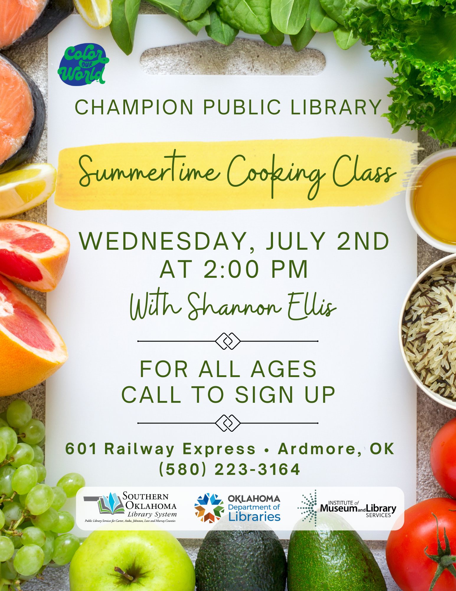 Summertime Cooking Class CPL Flyer SRP 2025 (1) Summertime Cooking Class CPL Flyer SRP 2025 (1)