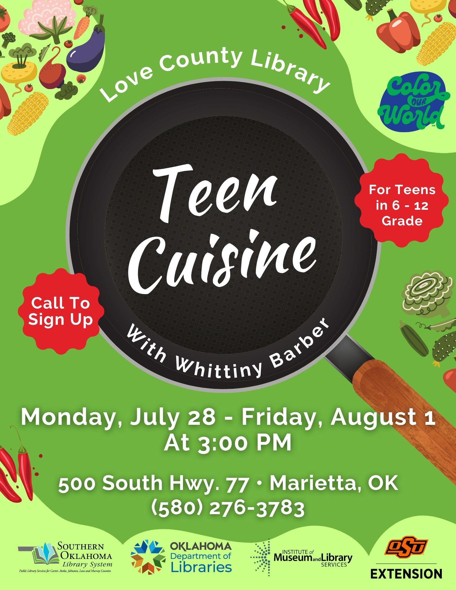Teen Cuisine LCL Flyer SRP 2025 Teen Cuisine LCL Flyer SRP 2025