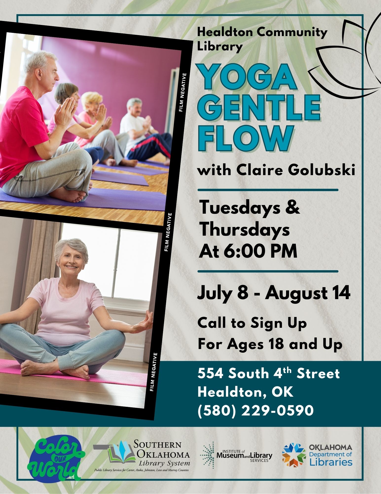 Yoga Gentle Flow Class HCL Flyer SRP JULY 2025 (1)