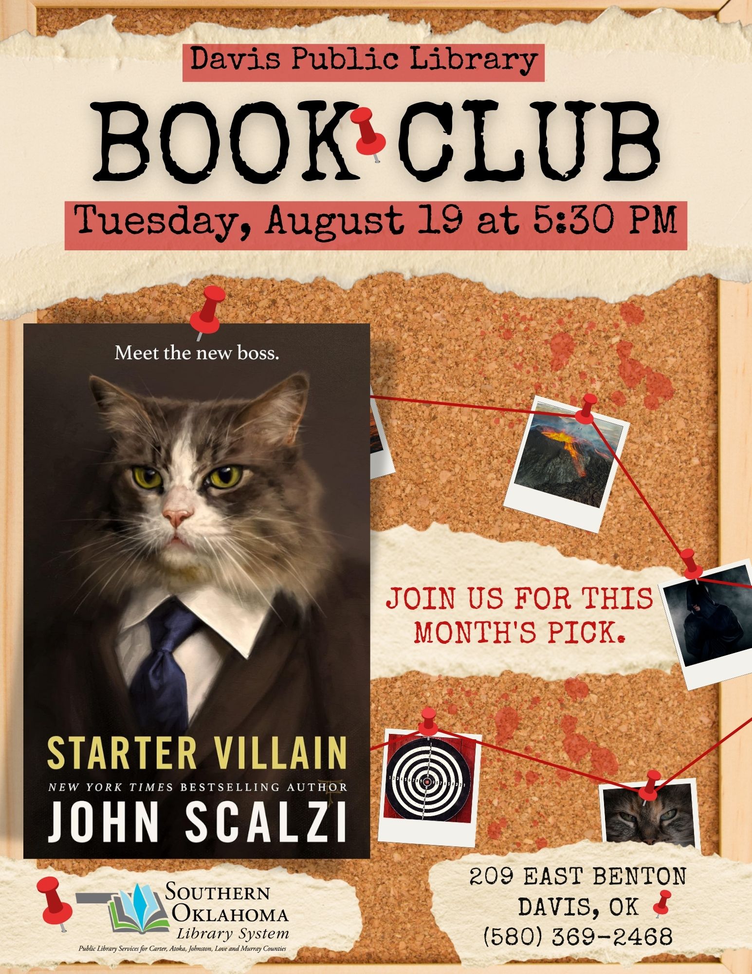 Book Club Starter Villain DPL Flyer 2025 Book Club Starter Villain DPL Flyer 2025
