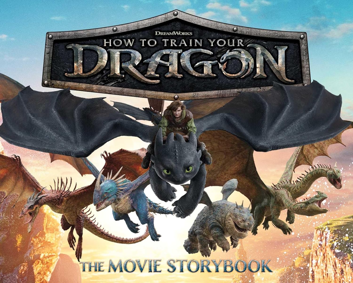How to train your dragon the movie storybook By Gloria Cruz