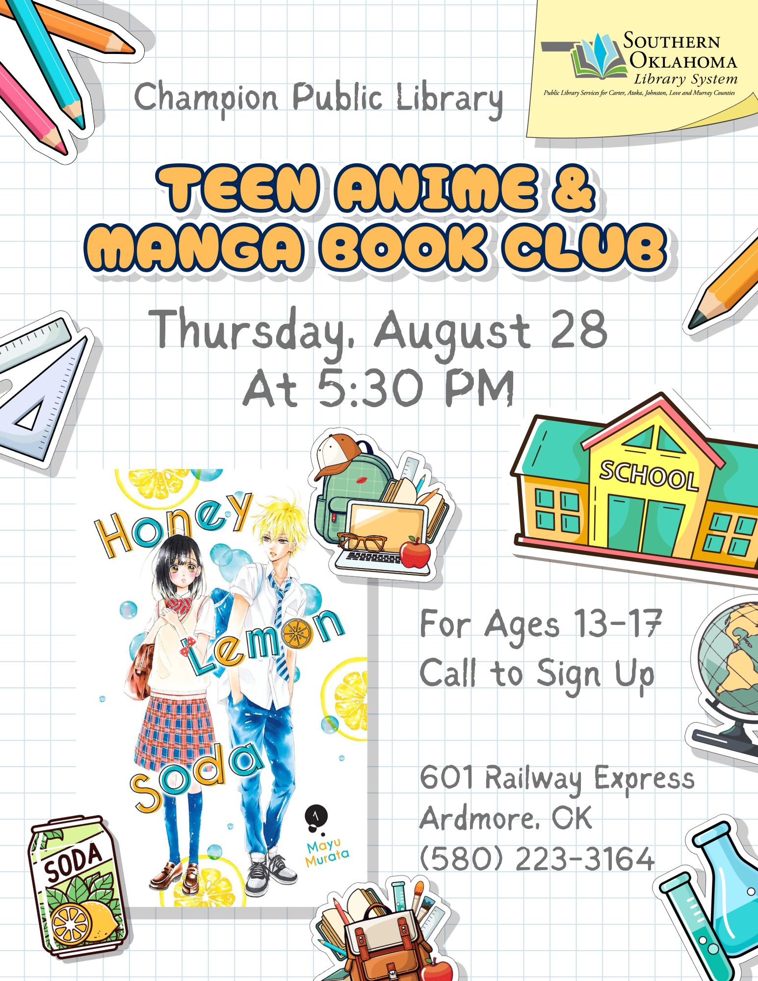 Teen A&M Honey Lemon Soda CPL Flyer 2025
